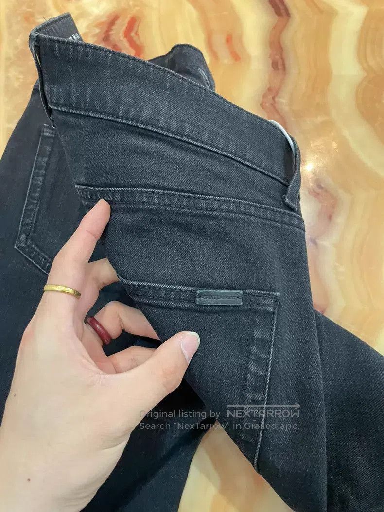 Saint Laurent Paris Saint Laurent Paris Black Denim Jeans i Size US 32 / EU 48 - 9 Thumbnail
