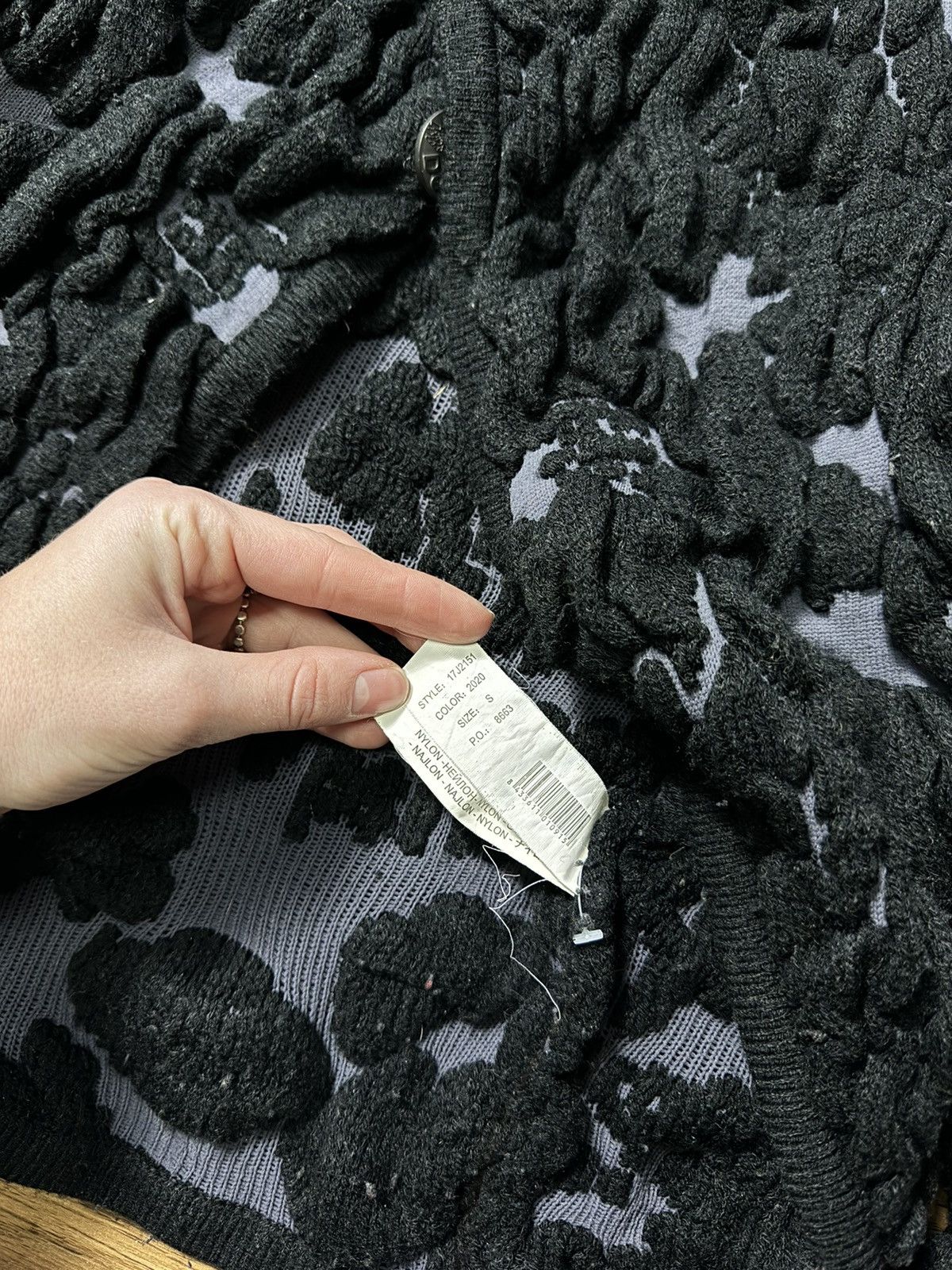 Desigual VINTAGE DESIGUAL AVANT GARDE QUILTED SWEATER CARDIGAN Size S / US 4 / IT 40 - 3 Thumbnail