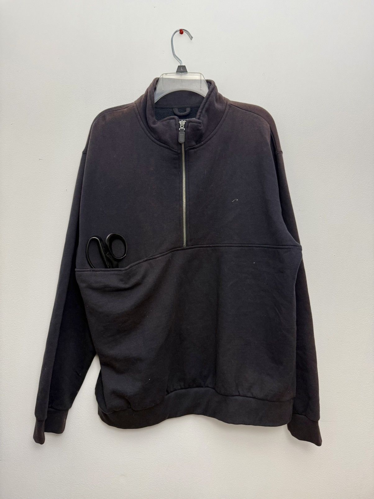 Vintage Sun faded quarter zip deadstock charles river navy Size US L / EU 52-54 / 3 - 1 Thumbnail