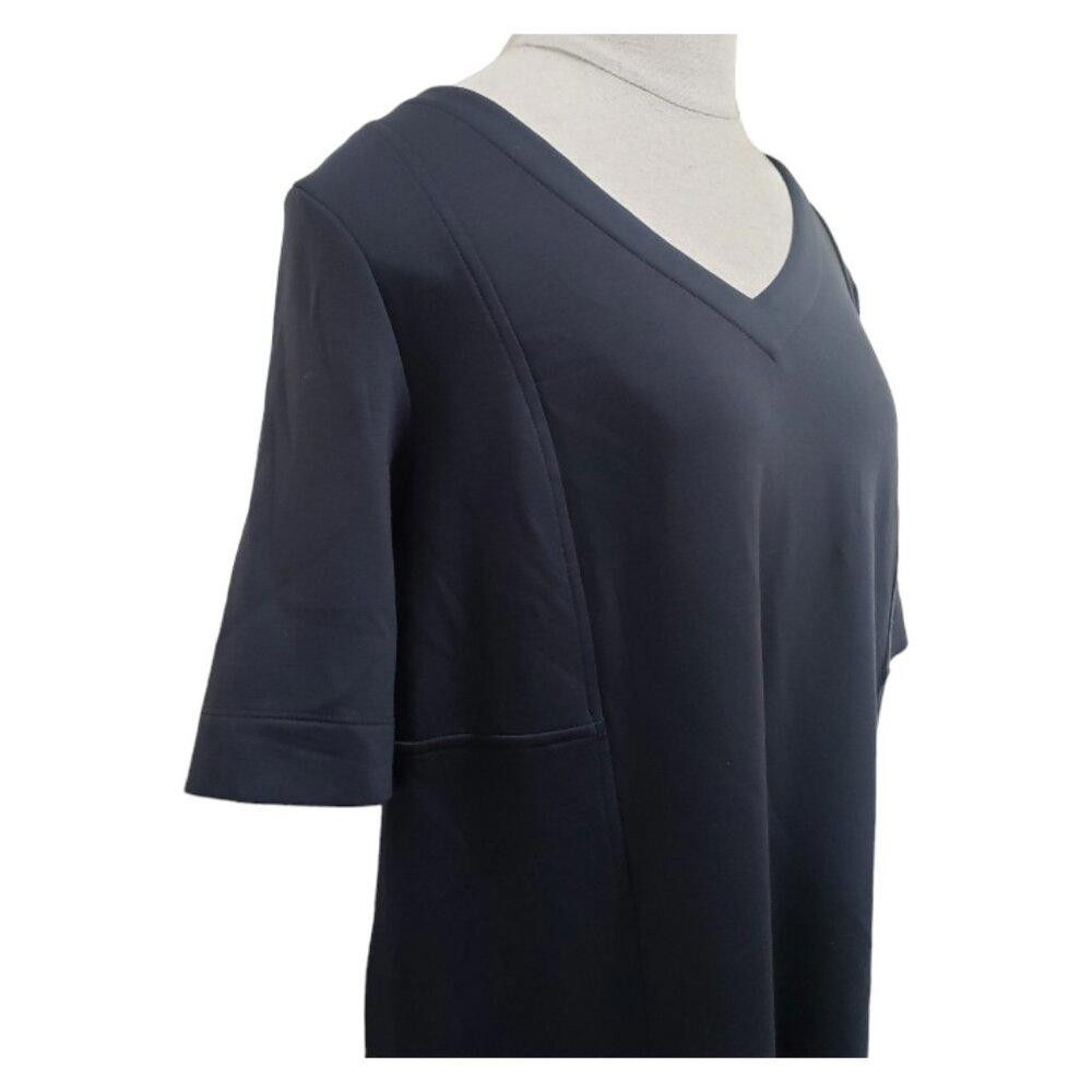 Designer CT1683 J. Jill Double Knit Seamed Tunic Charcoal Gray S Size S / US 4 / IT 40 - 3 Thumbnail