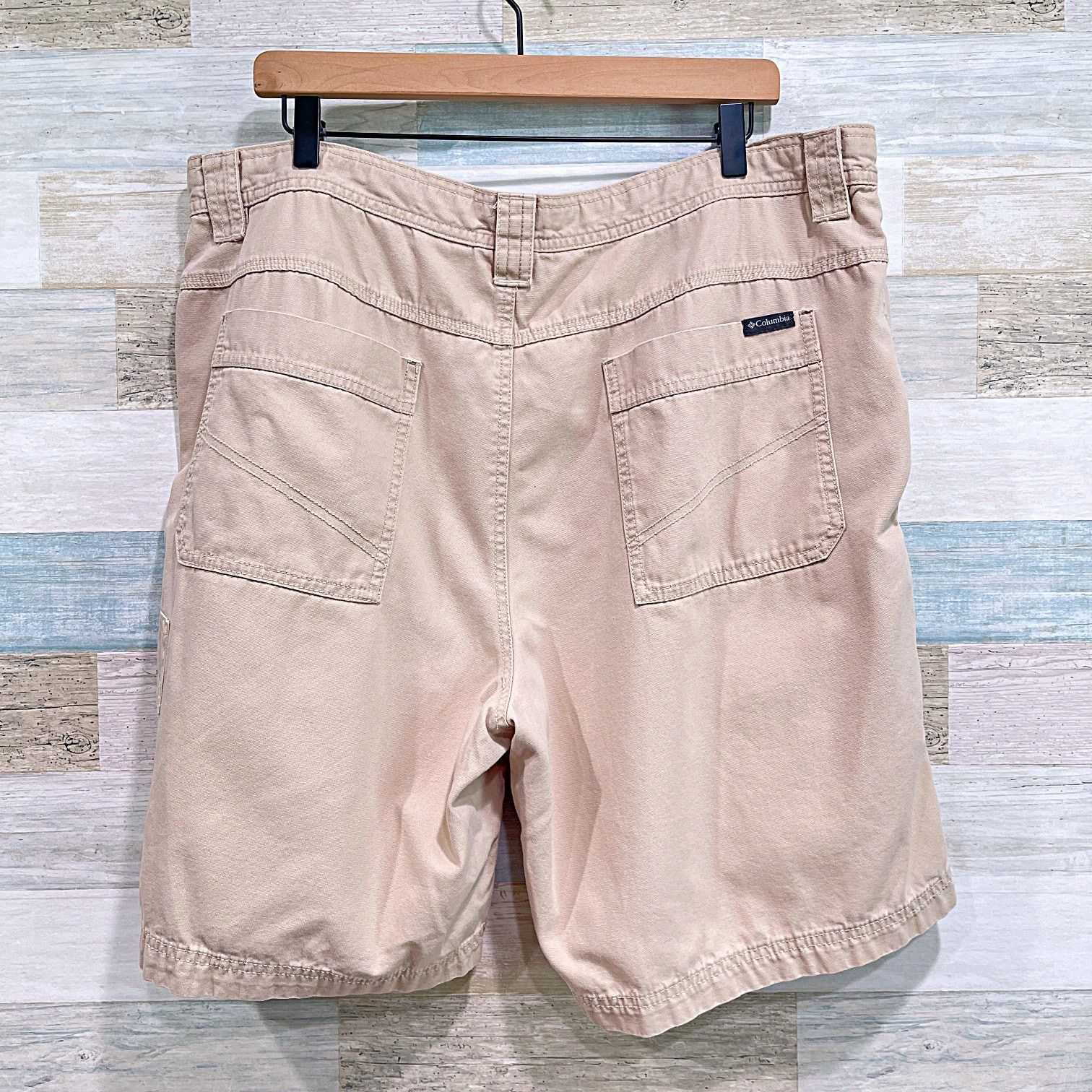 Columbia Columbia 9" Ultimate ROC Cargo Shorts Beige Cotton Hiking 40 Size US 40 / EU 56 - 4 Thumbnail