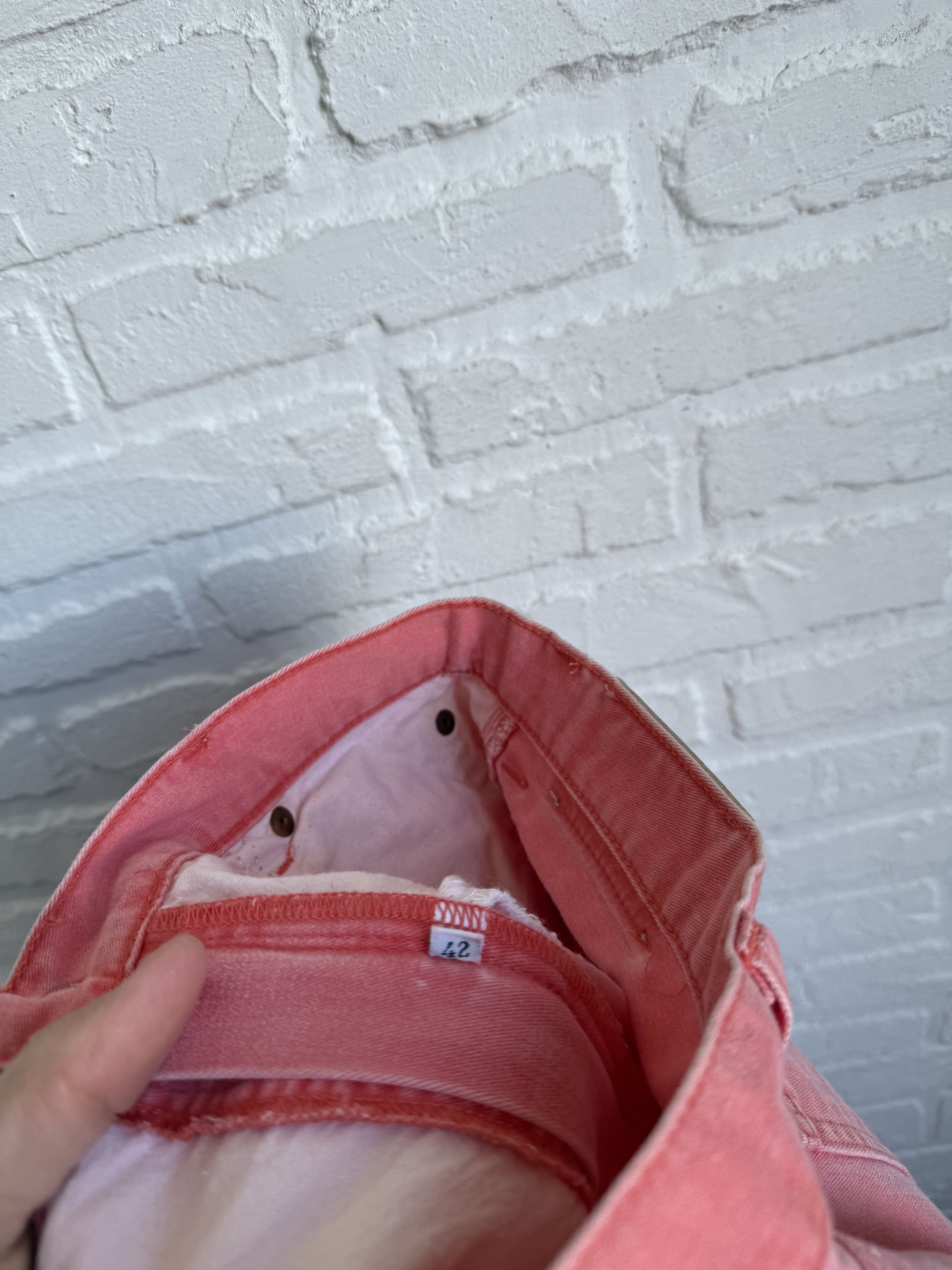 Giorgio Armani Archive 80s Giorgio Armani Junior GA Eagle pink denim jeans Size US 28 / EU 44 - 7 Thumbnail