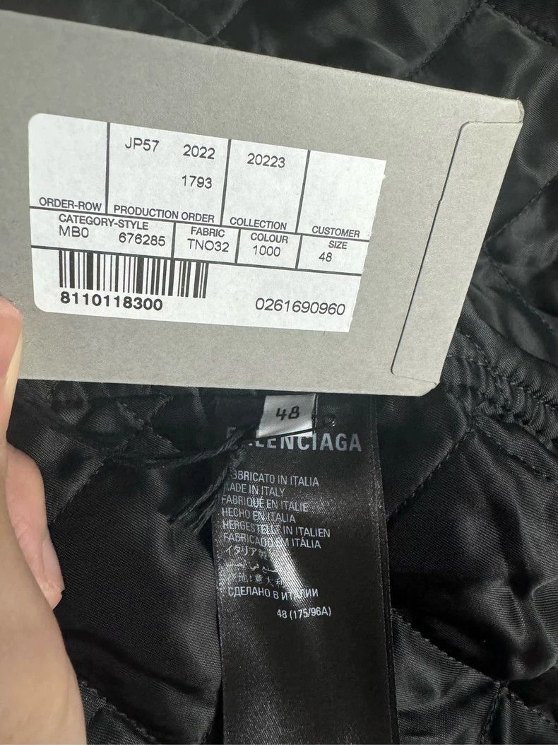 Balenciaga Balenciaga Black padded shirt jacket Size US M / EU 48-50 / 2 - 6 Thumbnail