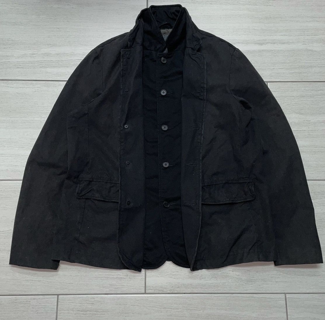 Allsaints All saints 2 in 1 Black Jacket Size US XL / EU 56 / 4 - 1 Thumbnail