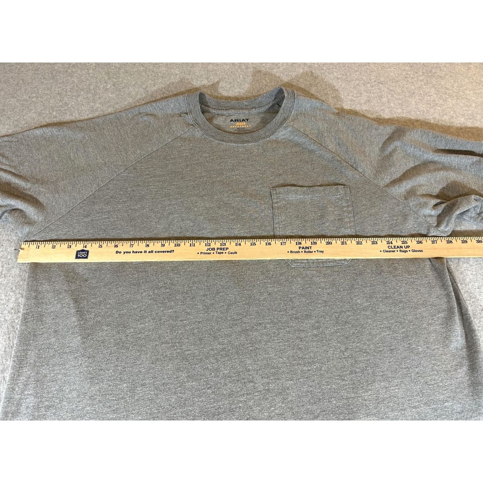 Ariat Ariat Shirt Mens 3XL Gray Crewneck REBAR Pocket Short Sleeve Workwear XXXL Shirt Mens 3XL Gray Crewneck REBAR Pocket Short Sleeve Workwear XXXL Size US XXL / EU 58 / 5 - 3 Thumbnail