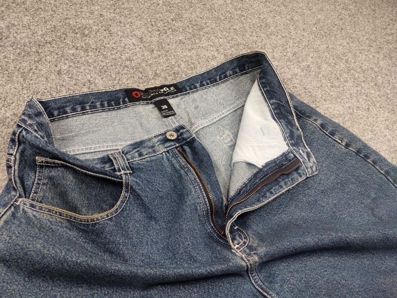 Southpole Vintage Southpole baggy Blue denim Shorts Y2k Style Rap Size US 36 / EU 52 - 16 Thumbnail