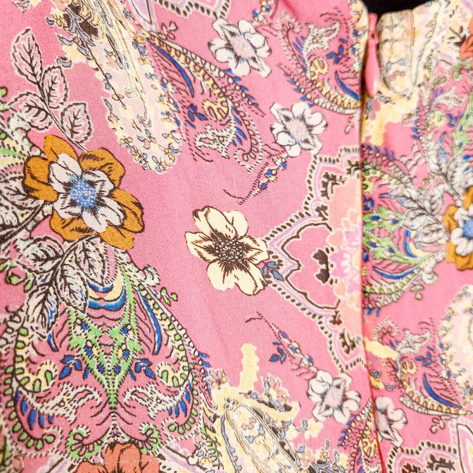 Vintage Bailey 44 Floral Slip Dress Chemise Silk Viscose Dress Sz M Size M / US 6-8 / IT 42-44 - 5 Thumbnail