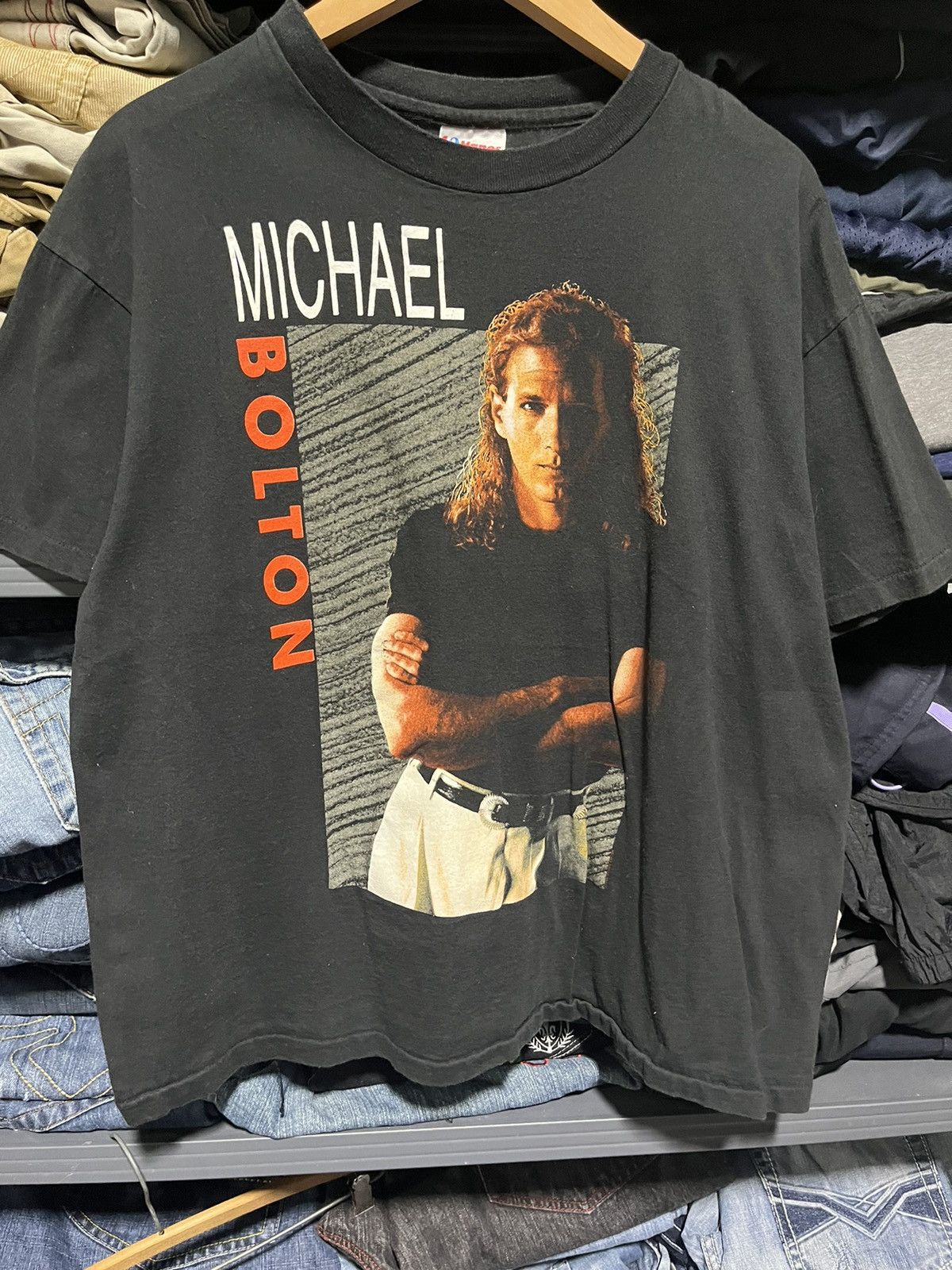 Band Tees × Vintage Vintage Michael Bolton 1991 Time Love & Tenderness Tour Tee Size US M / EU 48-50 / 2 - 3 Thumbnail