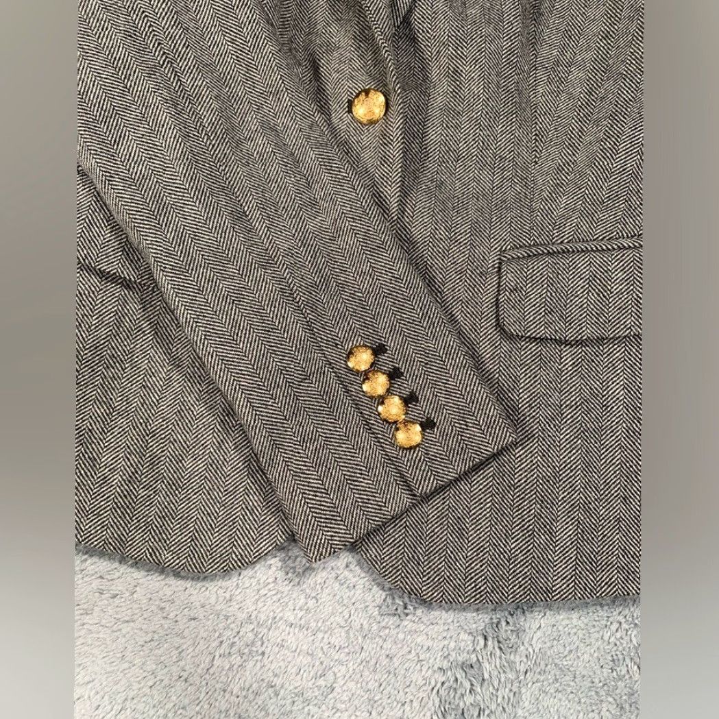 J.Crew J. Crew Wool Blazer 4 Womens Multicolor Wool Basic Jacket Size 4 Regular Size S / US 4 / IT 40 - 3 Thumbnail