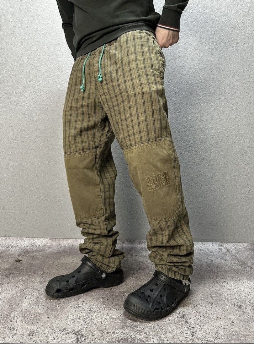 Tactical Cargo Pants Think Pink Dickies Style Bondage Y2K