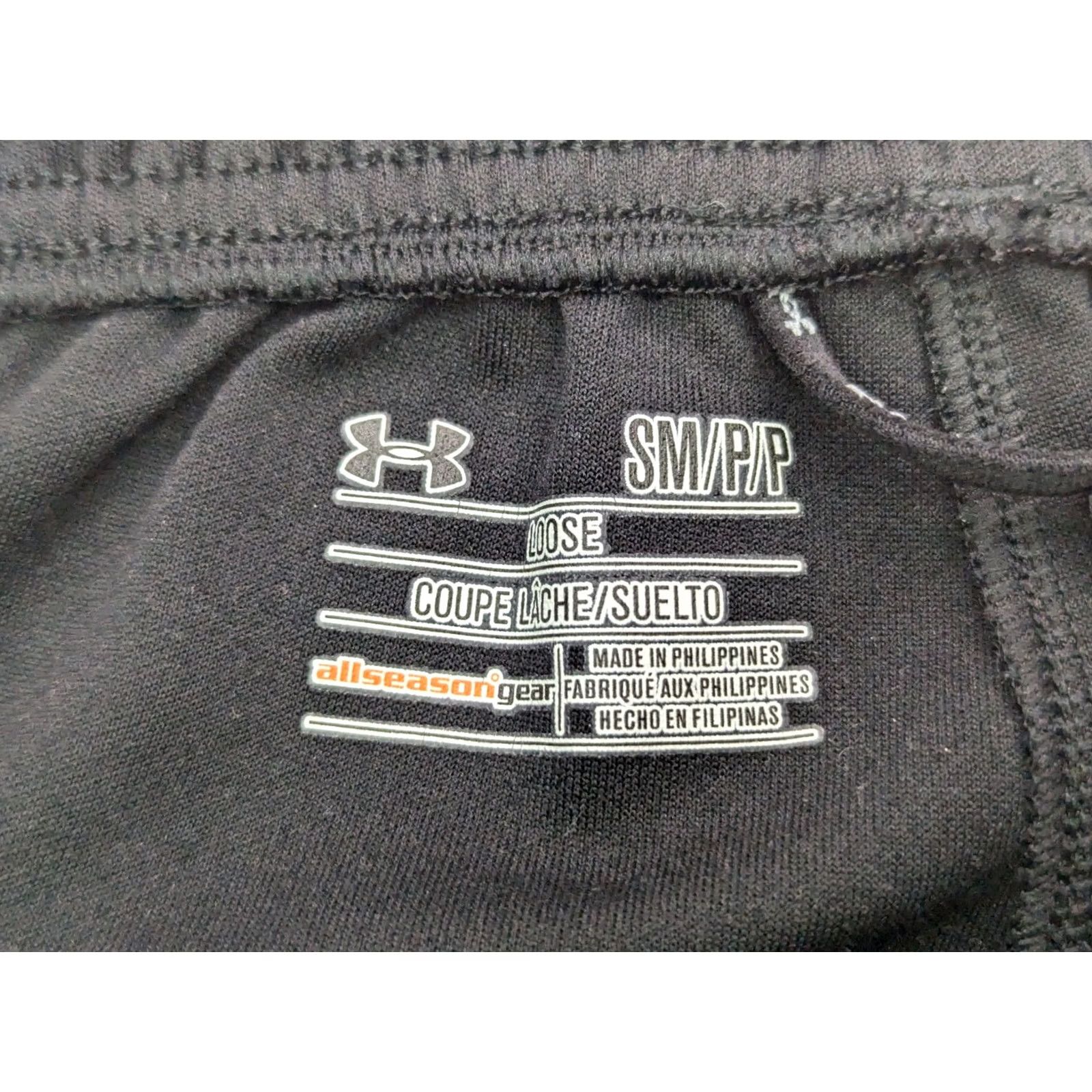 Under Armour Under Armour All Season Gear Pants Women S 28x29 Knit Black Loose Drawstring Elastic Waist Sports Gear Size 28" / US 6 / IT 42 - 6 Thumbnail