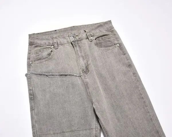 Japanese Brand VIBE High street retro washed loose wide-leg flared jeans Size US 32 / EU 48 - 3 Thumbnail
