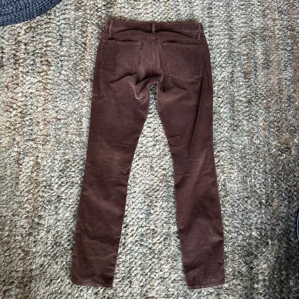 Frame Frame Denim Brown Corduroy Pants Straight Leg Size US 31 - 8 Thumbnail