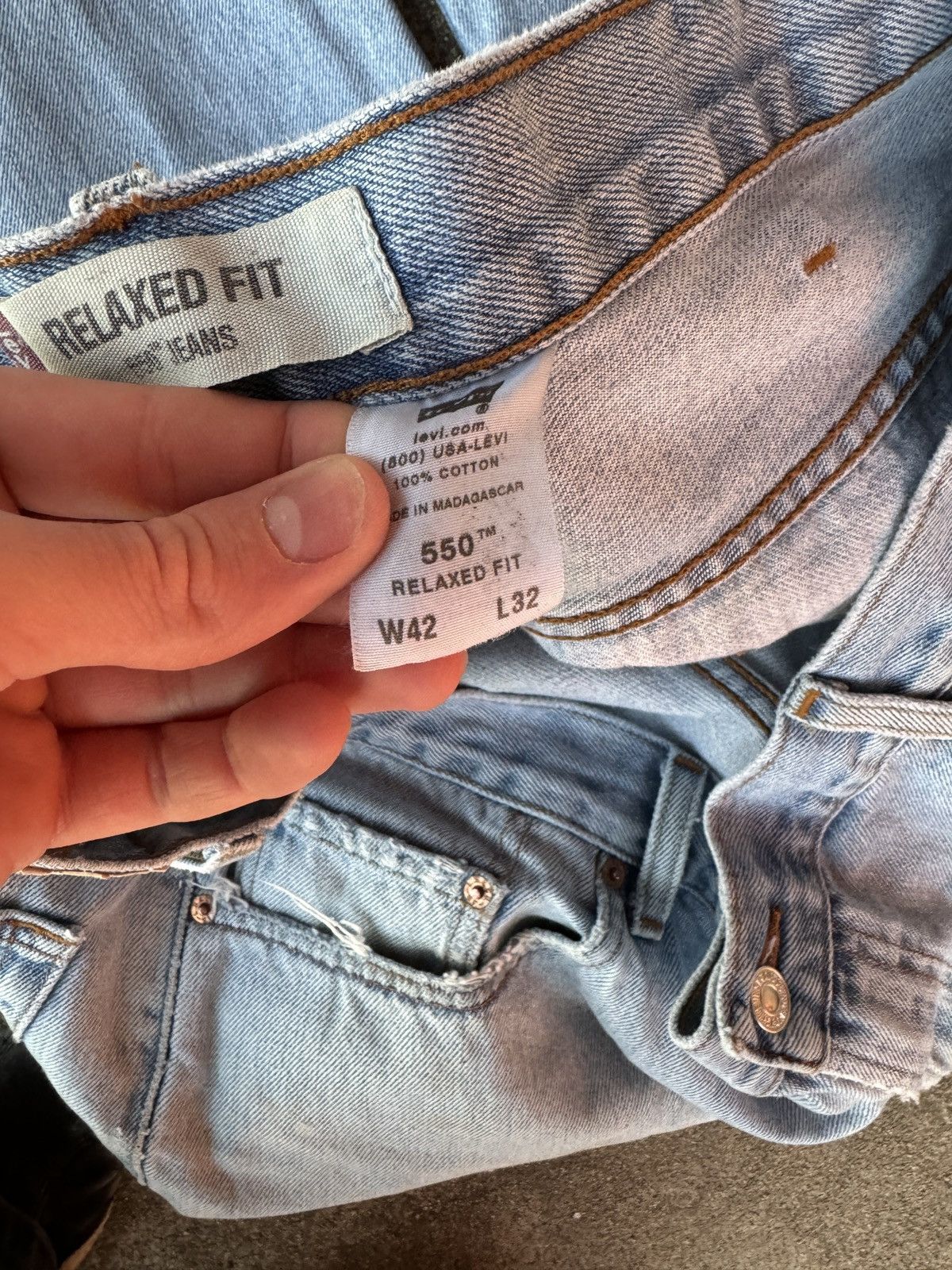 Levi's × Vintage Vintage Levi 550 baggy Size US 42 / EU 58 - 5 Thumbnail