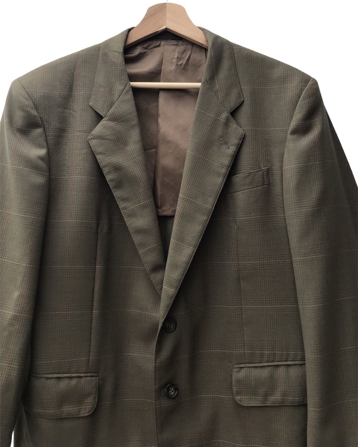 Hardy Amies × Vintage Vintage Hardy Amies Plaid Wool Blazer Size US S / EU 44-46 / 1 - 6 Thumbnail