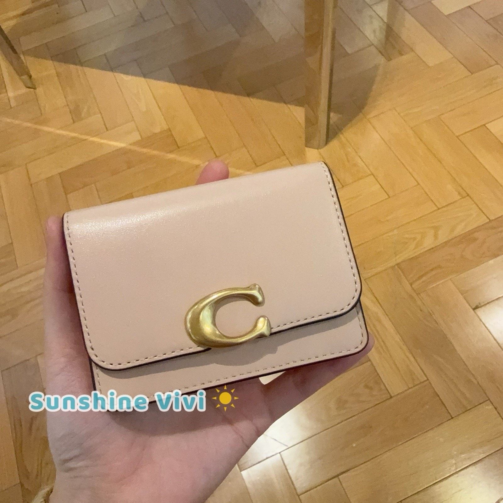 Coach NWT Coach Bandit Card Case Cream Luxe calf leather CH825 Size ONE SIZE - 2 Thumbnail