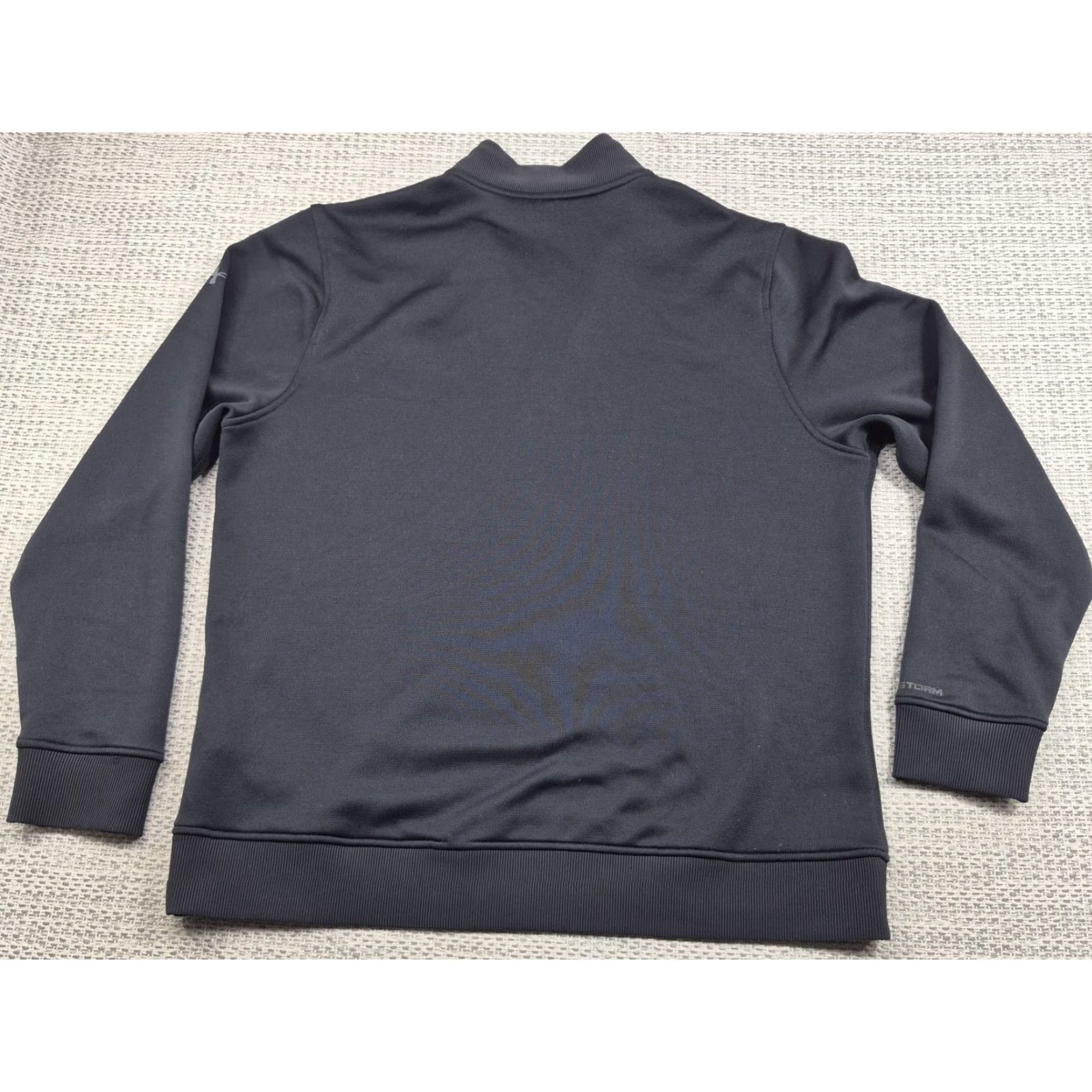 Under Armour Under Armour ColdGear Storm Pullover Mens Large Black 1/4 Zip Golf Fleece Top Size US L / EU 52-54 / 3 - 7 Thumbnail
