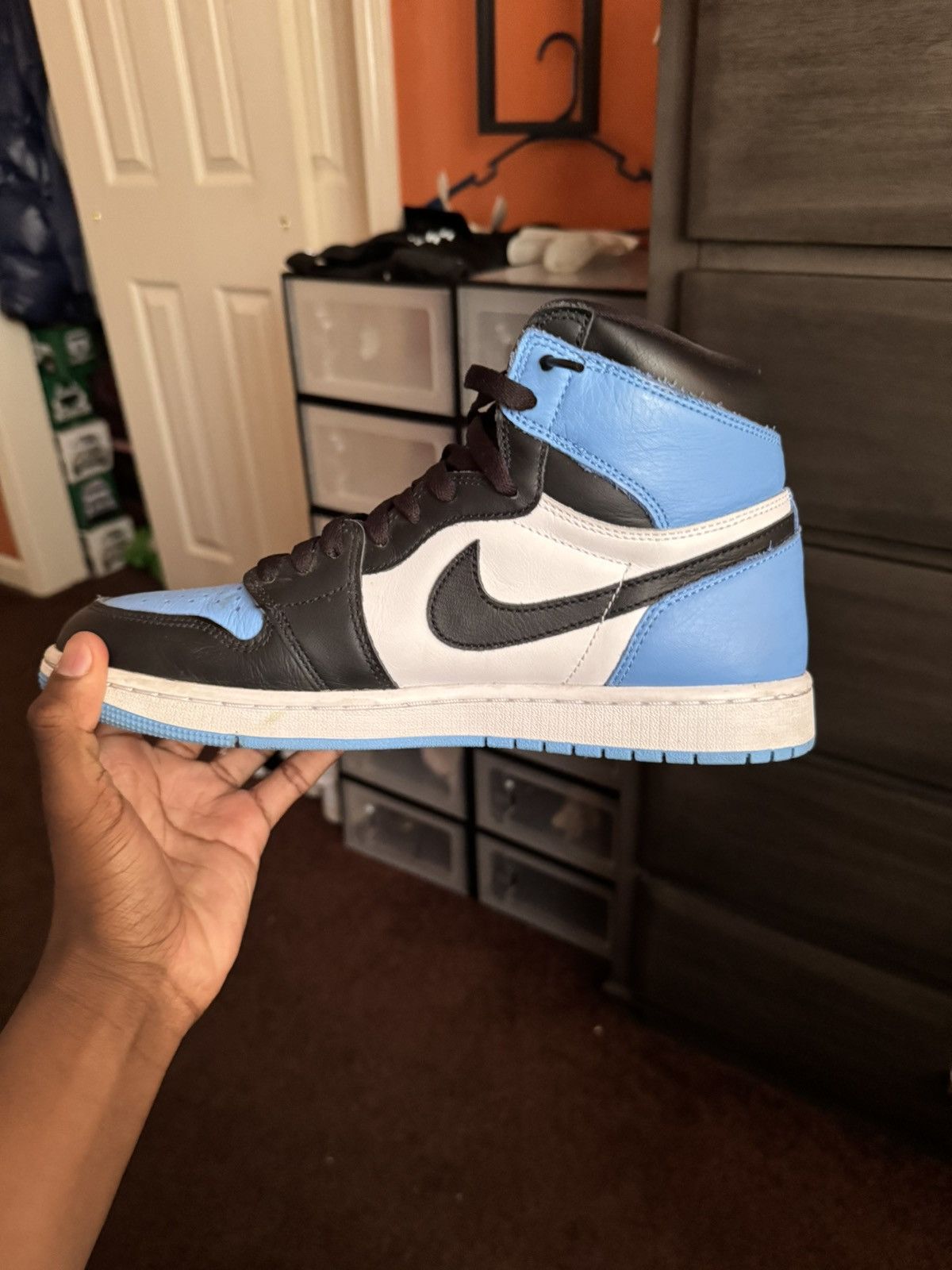 Jordan Brand Jordan 1 Unc Toe Size US 11 / EU 44 - 3 Thumbnail