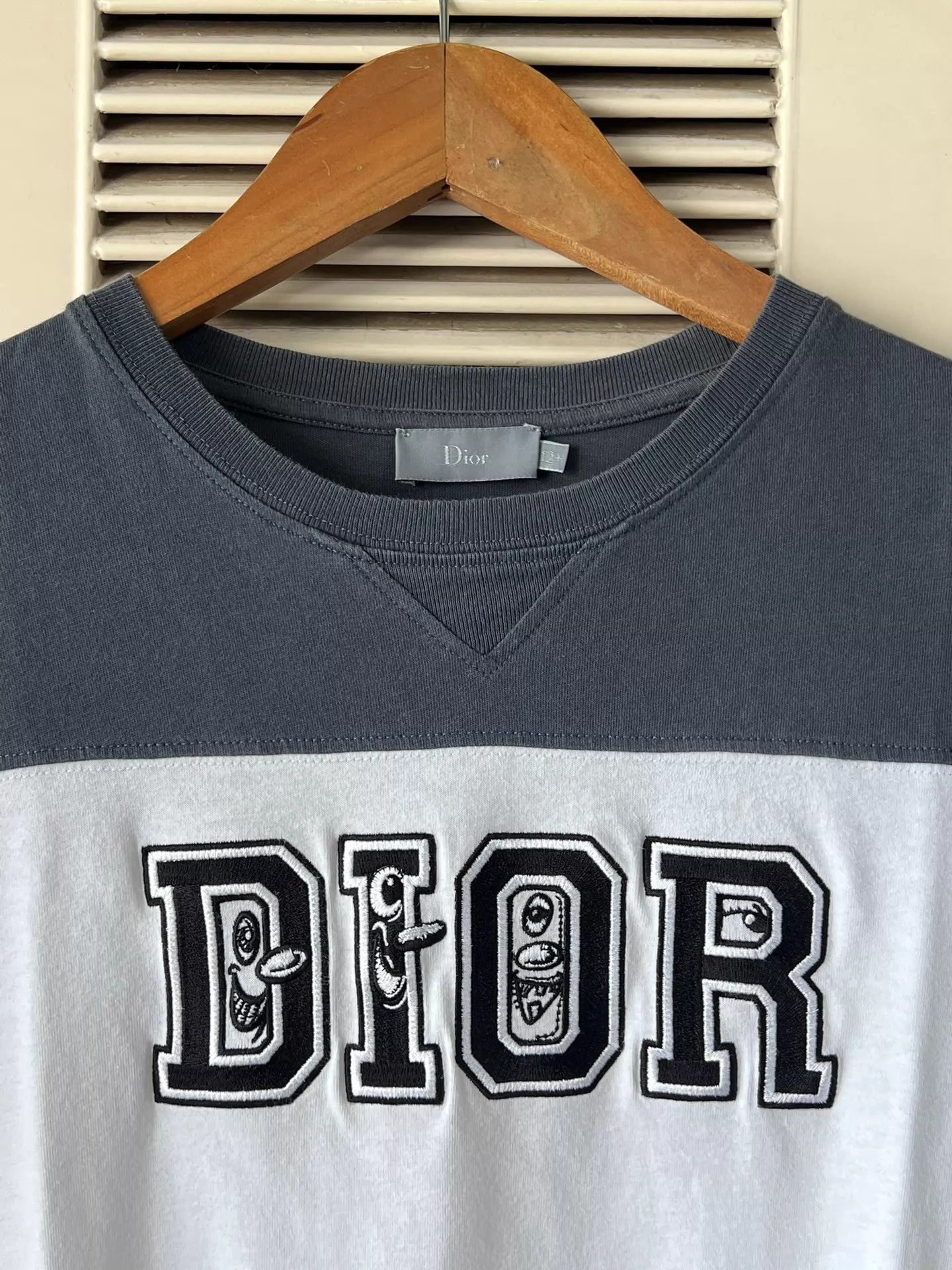 Dior Dior Women's Colorblock T-Shirt CD Logo Embroidery 12+ Size XXS / US 00 / IT 34 - 3 Thumbnail