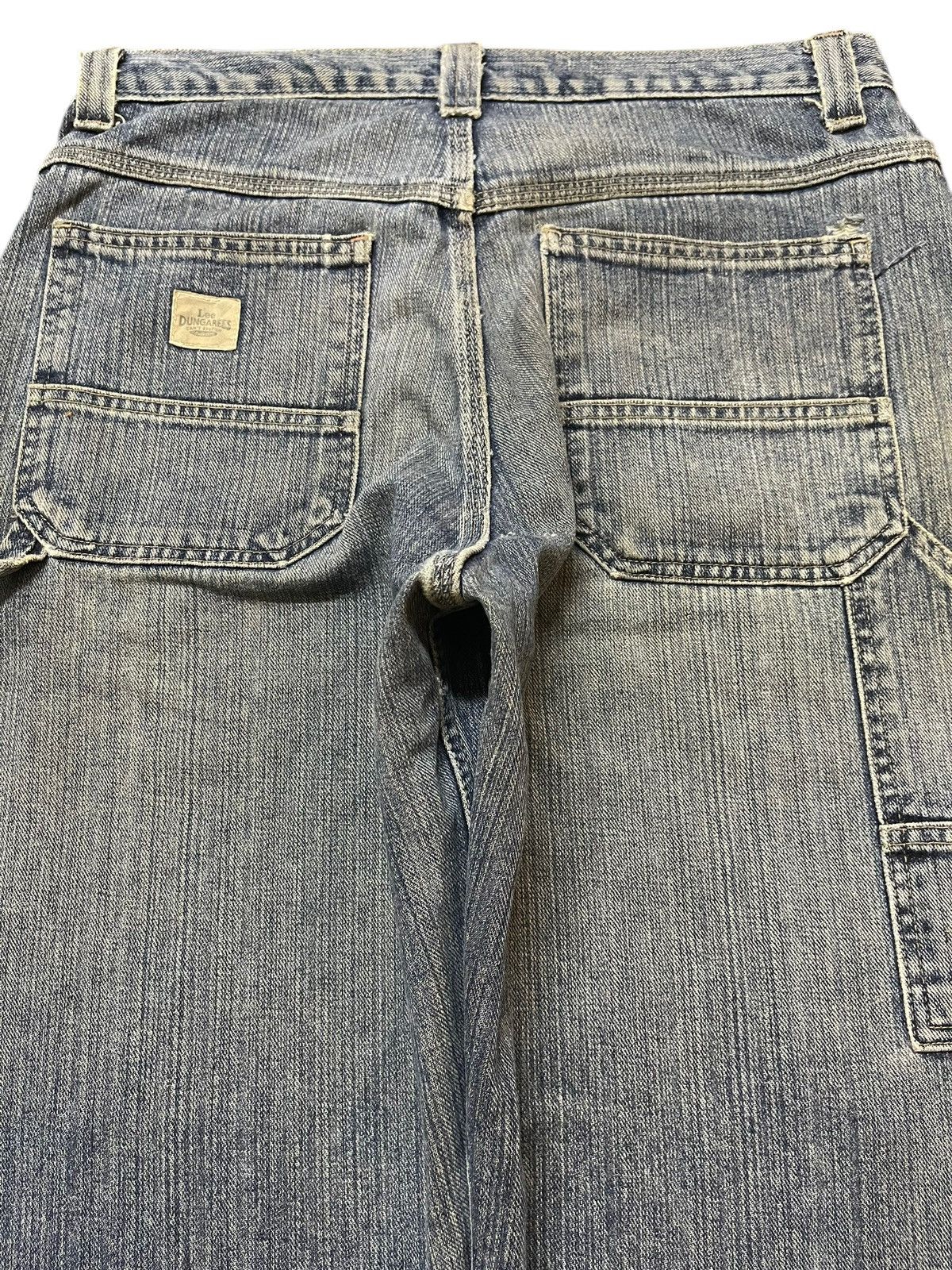Lee Vintage 90s Lee Dungarees Faded Wash Carpenter Baggy Jeans Size US 32 / EU 48 - 5 Thumbnail