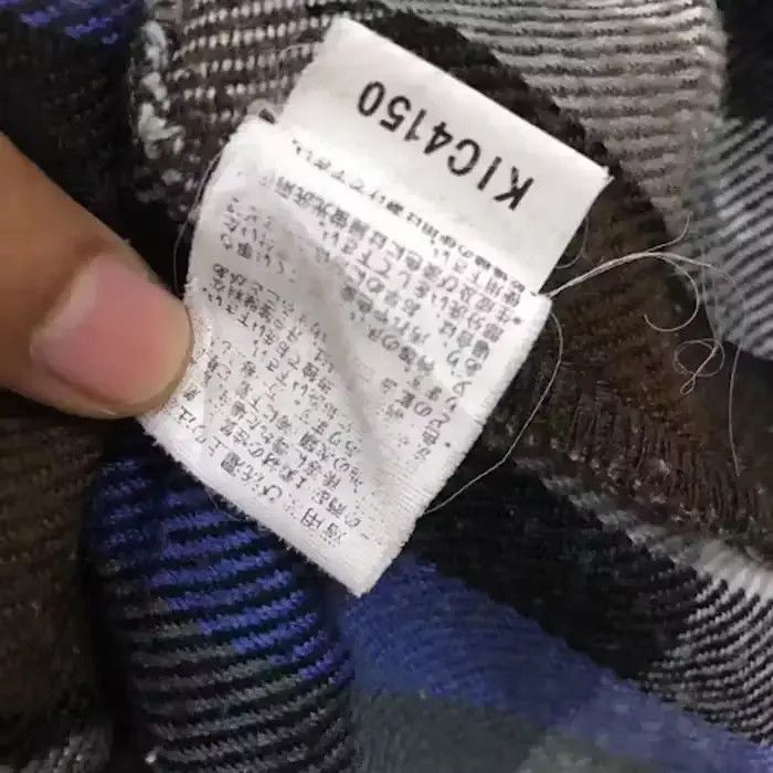 Japanese Brand Japanese Brand Aqua Blues Flannel Shirt Size US L / EU 52-54 / 3 - 6 Thumbnail