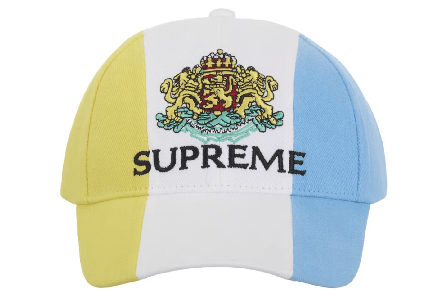 Supreme Supreme Crest 6-Panel (SS25) White Sz Adjustable Size ONE SIZE - 1 Thumbnail