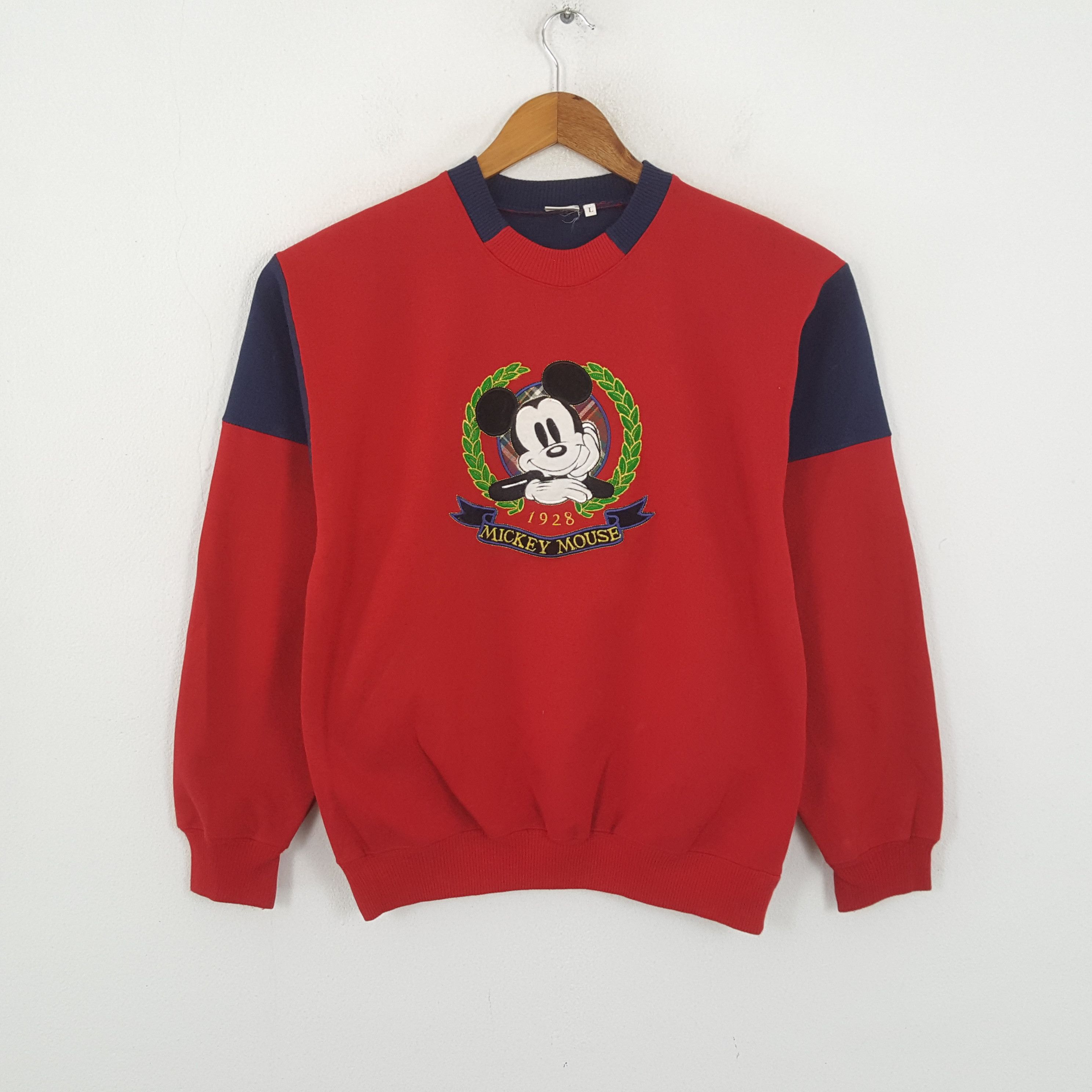 Disney × Mickey Mouse × Vintage Vintage MICKEY MOUSE Disney Cartoon Characters Sweatshirt Size US M / EU 48-50 / 2 - 1 Thumbnail