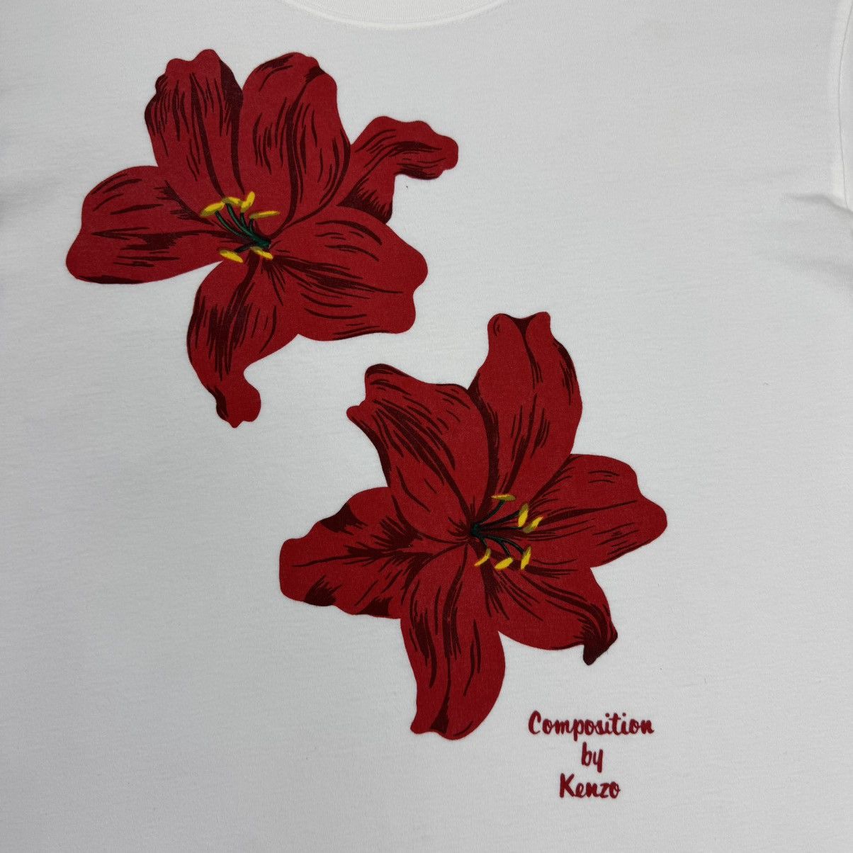 Composition by Kenzo Composition By Kenzo Flowers Art T-shirt Size US M / EU 48-50 / 2 - 7 Thumbnail
