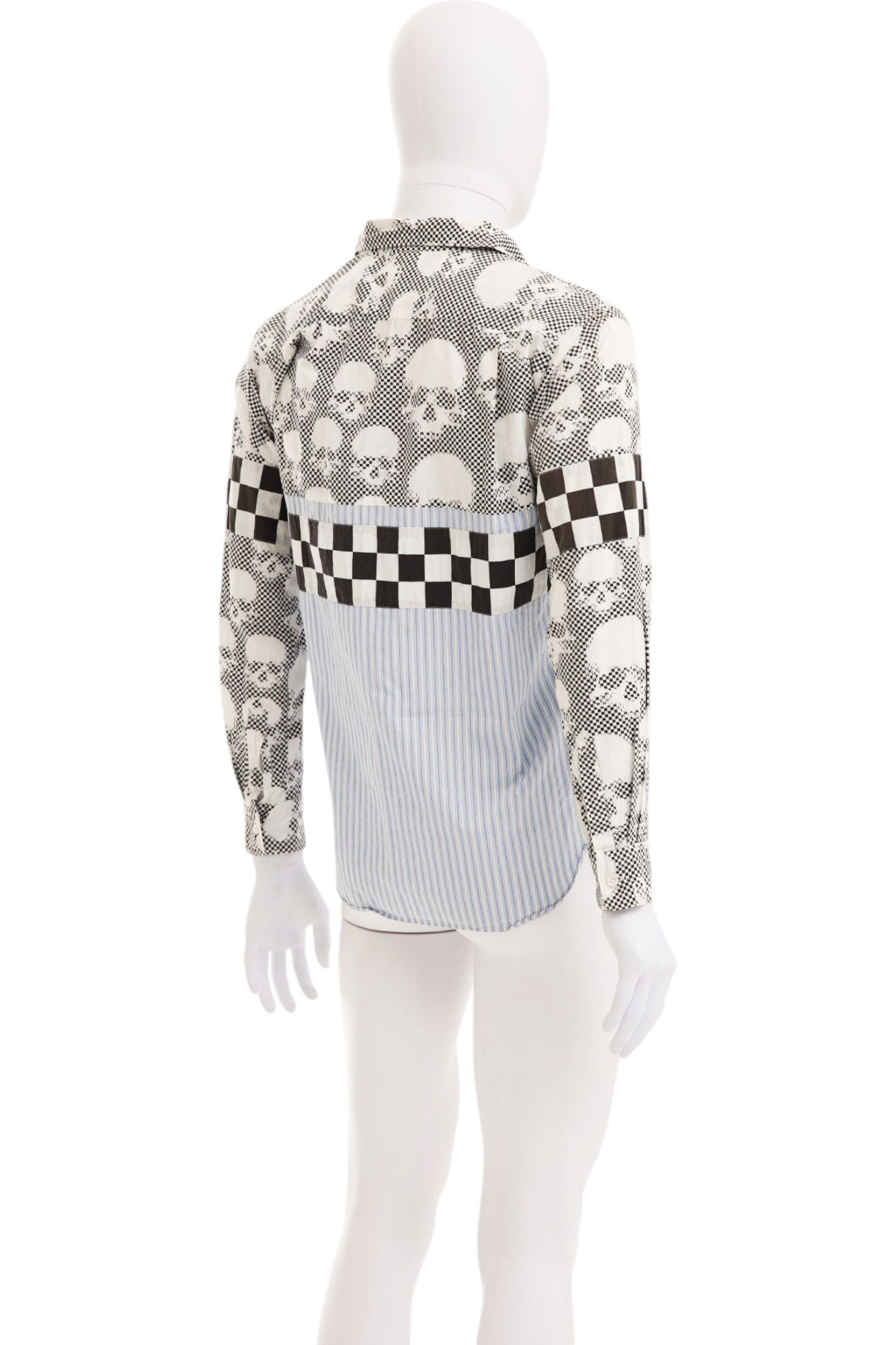 Comme des Garcons Homme Plus S/S 2011 Skull Checkered Button Up Shirt Size US S / EU 44-46 / 1 - 5 Thumbnail