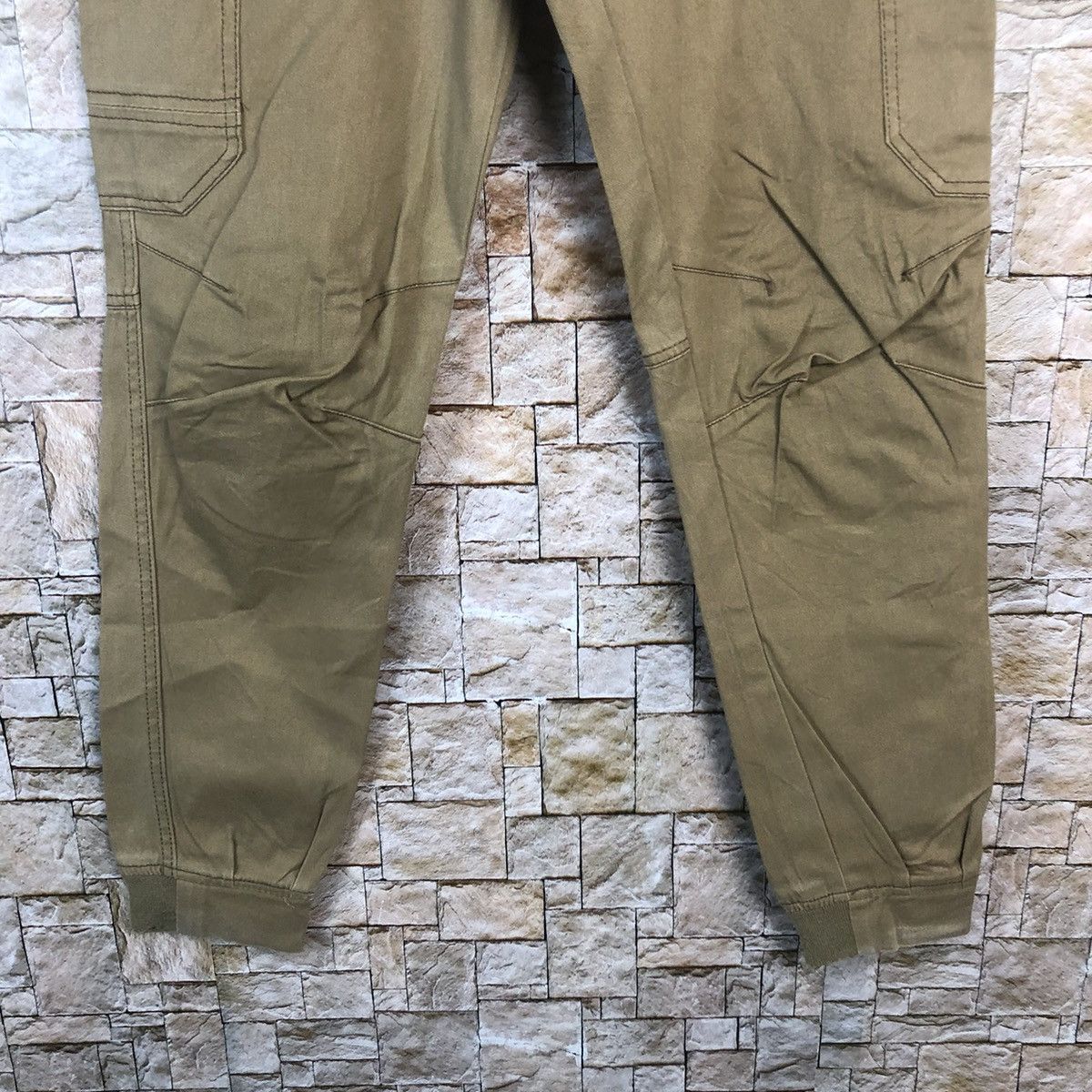 Japanese Brand × Vintage Japanese Brand vintage utility Brown Joggers Pants #A97 Size US 29 - 7 Thumbnail