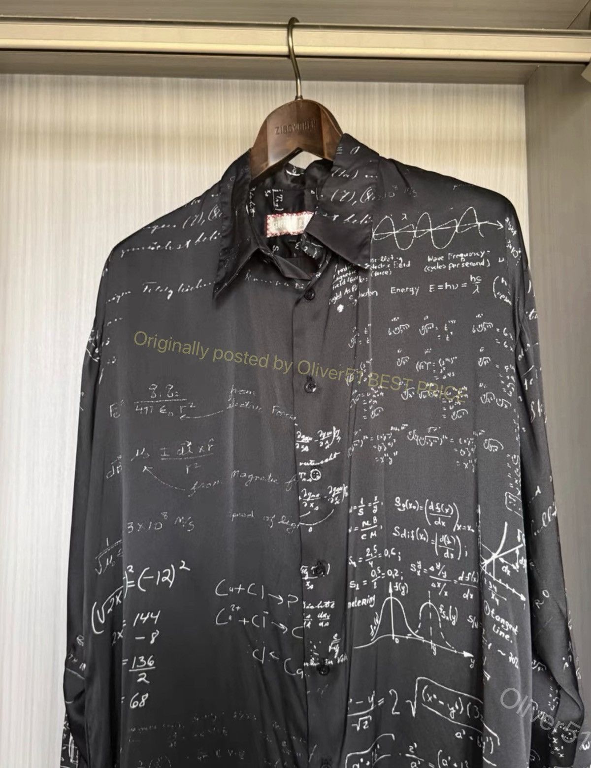 Geoffrey B. Small Geoffrey B. Small GBS manuscript silk shirt YYYY17/2610 Size US M / EU 48-50 / 2 - 3 Thumbnail