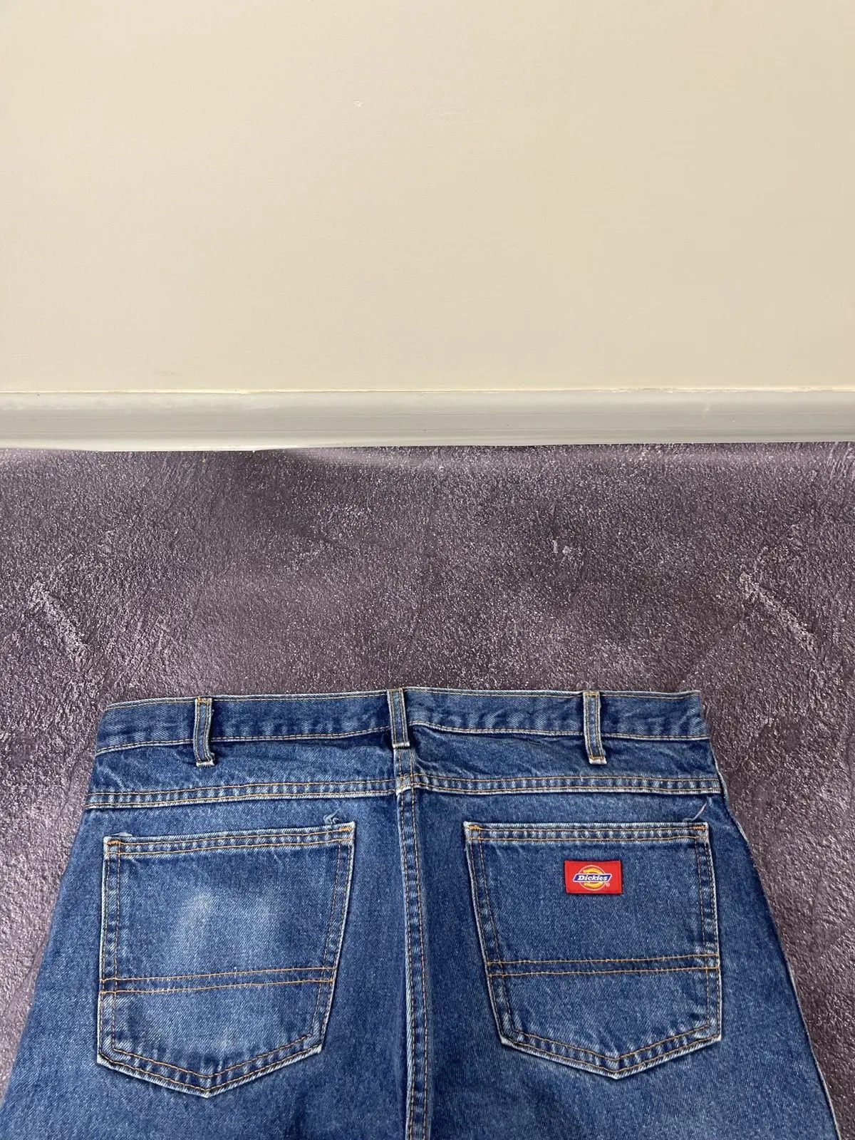 Dickies × Vintage Vintage Dickies Y2K Blue Denim Work Hype Baggy Jeans Size US 36 / EU 52 - 5 Thumbnail