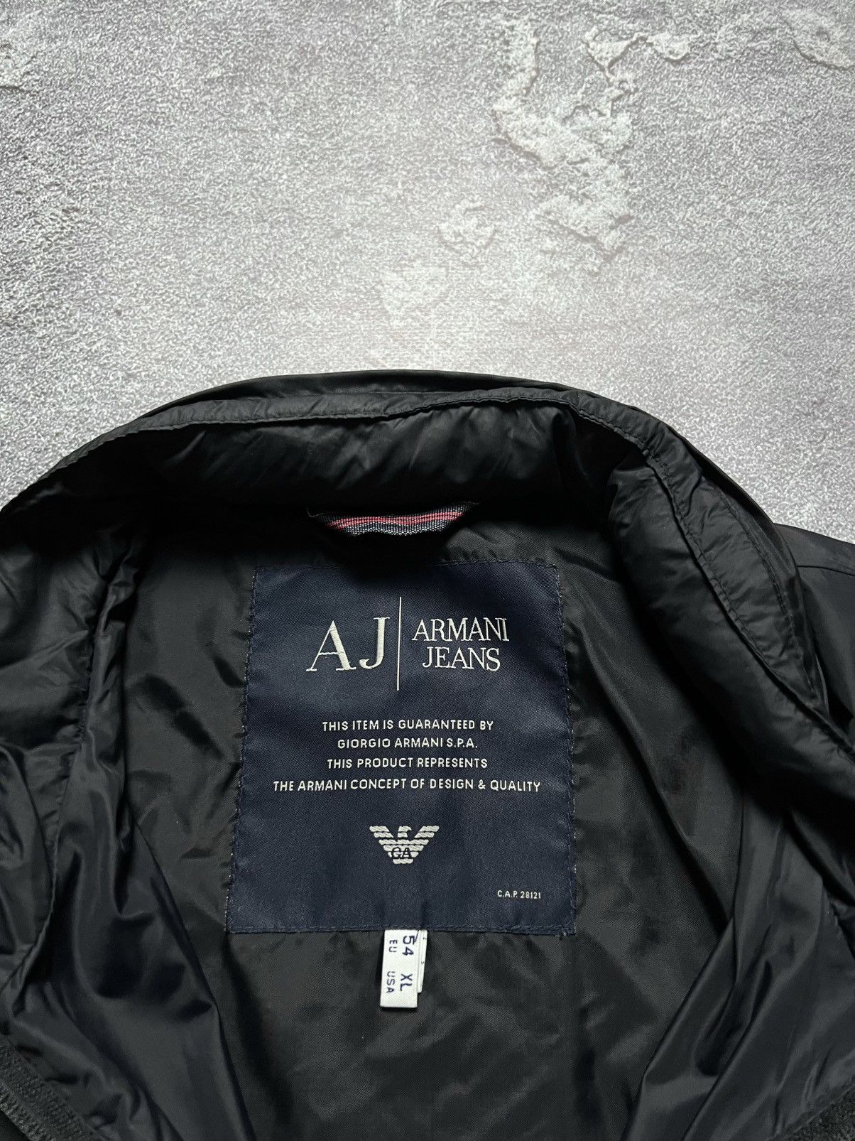 Emporio Armani Vintage Armani Jeans Light Jacket Neylon Big Logo Xl Size US XL / EU 56 / 4 - 8 Thumbnail