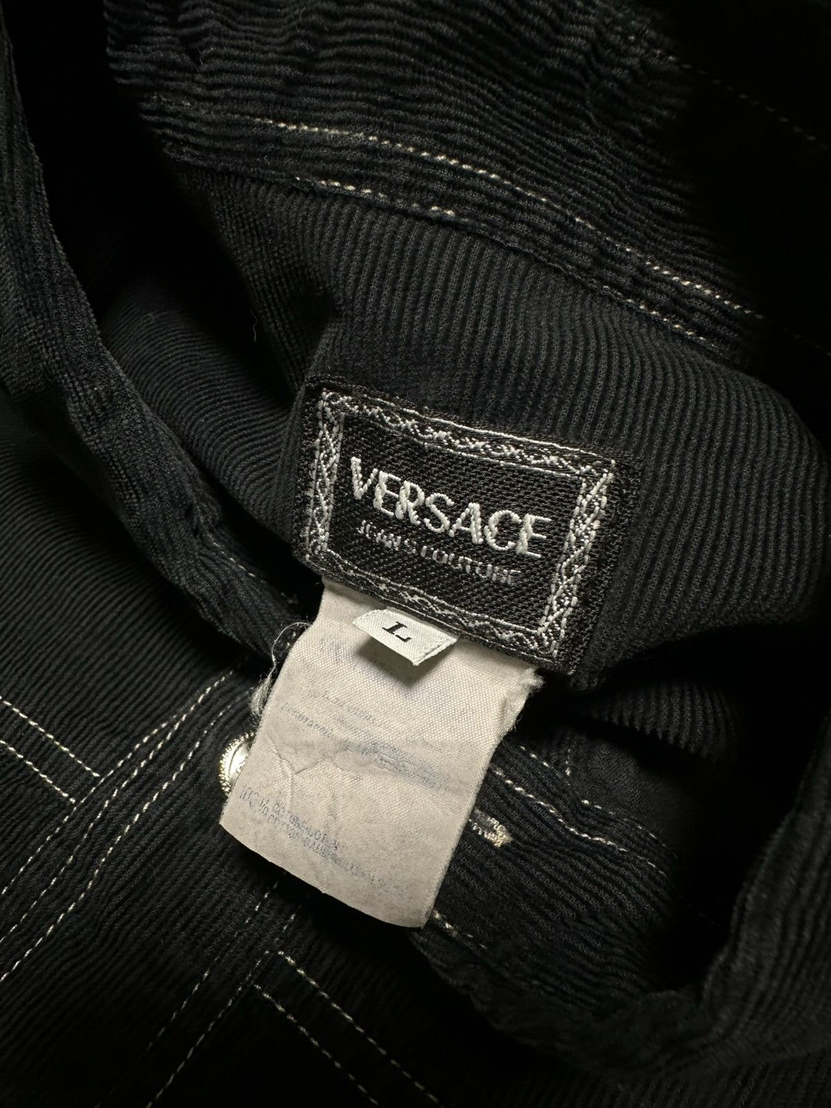 Versace × Vintage Versace shirt vintage mens Size US L / EU 52-54 / 3 - 3 Thumbnail