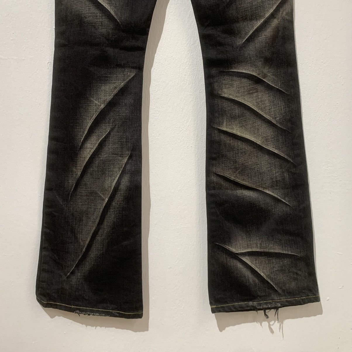 Tornado Mart deadstock Army oh no! claw marks flared jeans 🔥 Size US 30 / EU 46 - 9 Thumbnail