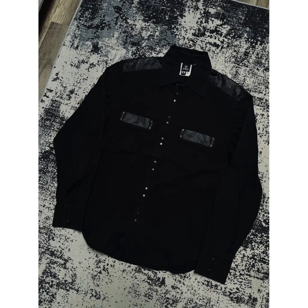 Versace Jeans Couture Versace Shirt Black Size XL Size US XL / EU 56 / 4 - 2 Thumbnail