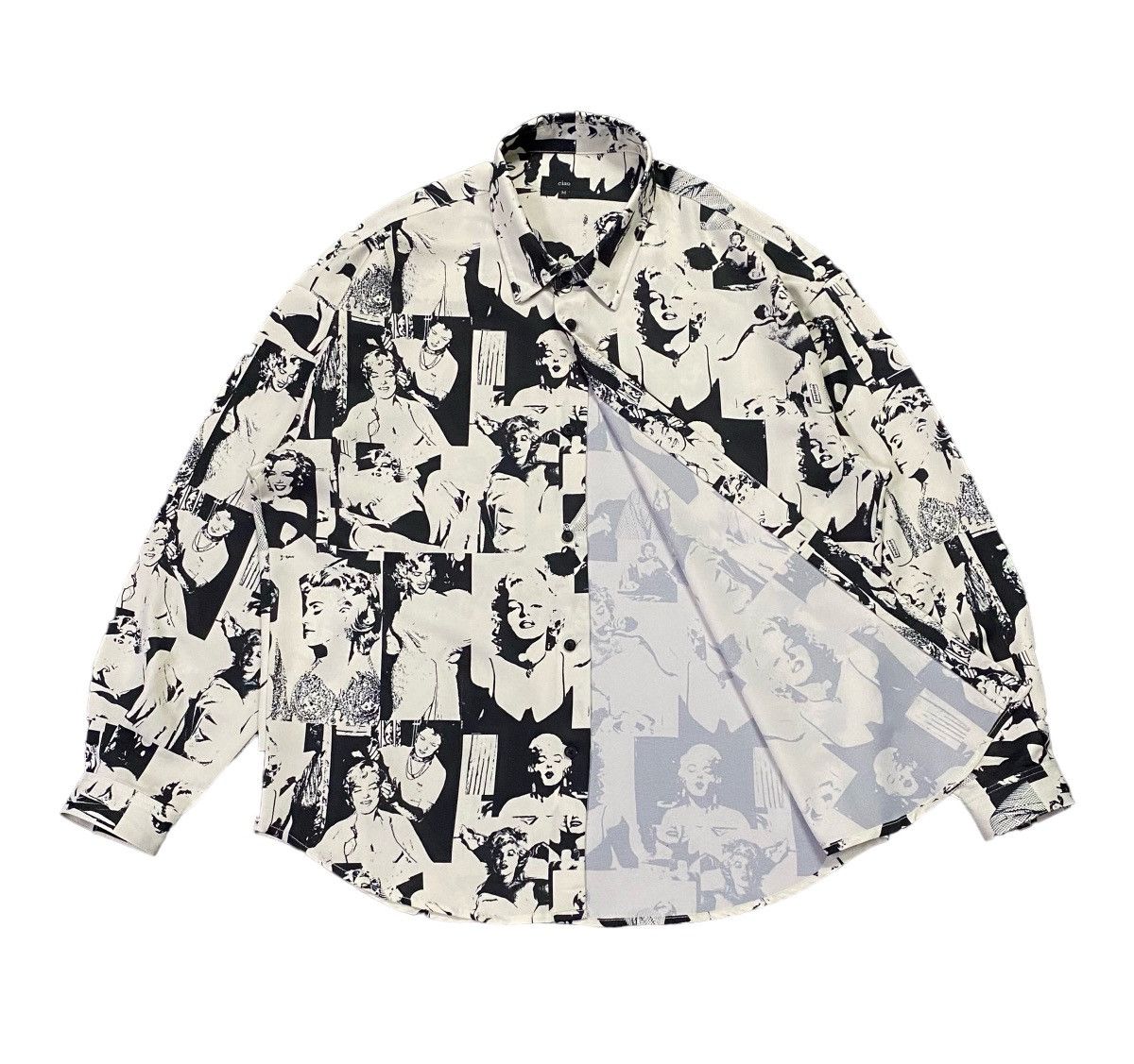 Japanese Brand Marilyn Monroe Fullprint Photo Callage Graphic Long Sleeve Size US M / EU 48-50 / 2 - 23 Thumbnail