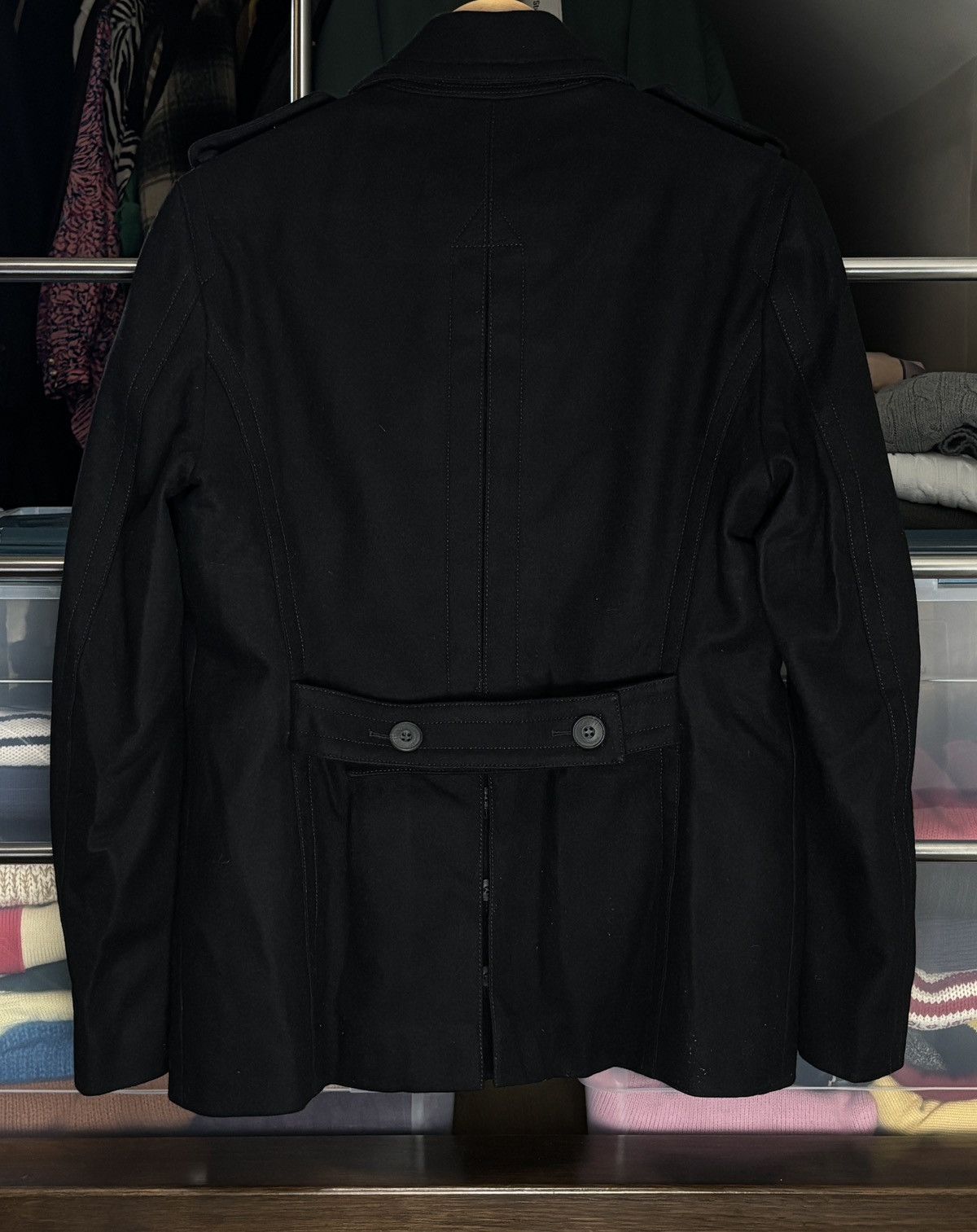 Burberry Burberry Double Breasted Wool Cashmere Short Coat Jacket Size US M / EU 48-50 / 2 - 4 Thumbnail