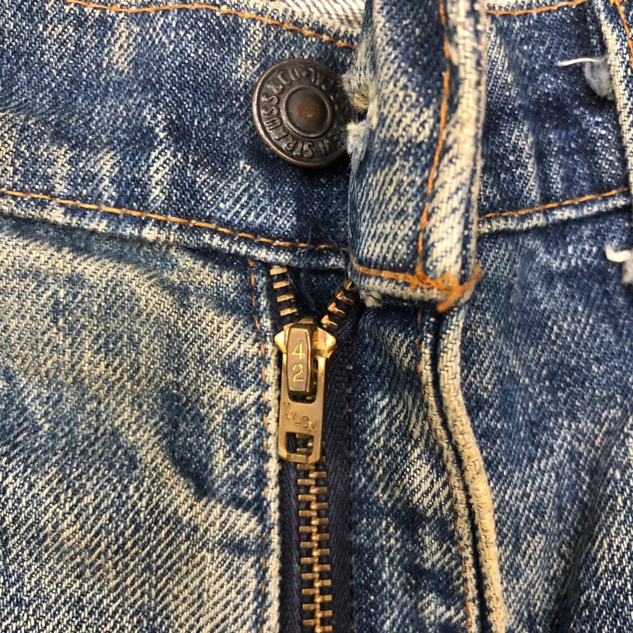 Levi's P762 VTG LEVI'S BUTTON NO 8 FLARED RUSTY JEANS Size US 36 / EU 52 - 5 Thumbnail