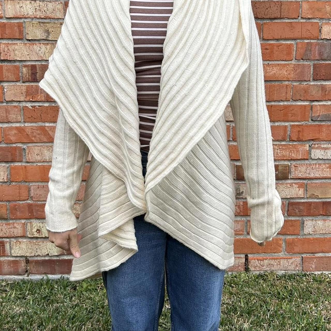 Georges Marciano Marciano Women's Cream and Tan Cardigan Size M / US 6-8 / IT 42-44 - 3 Thumbnail
