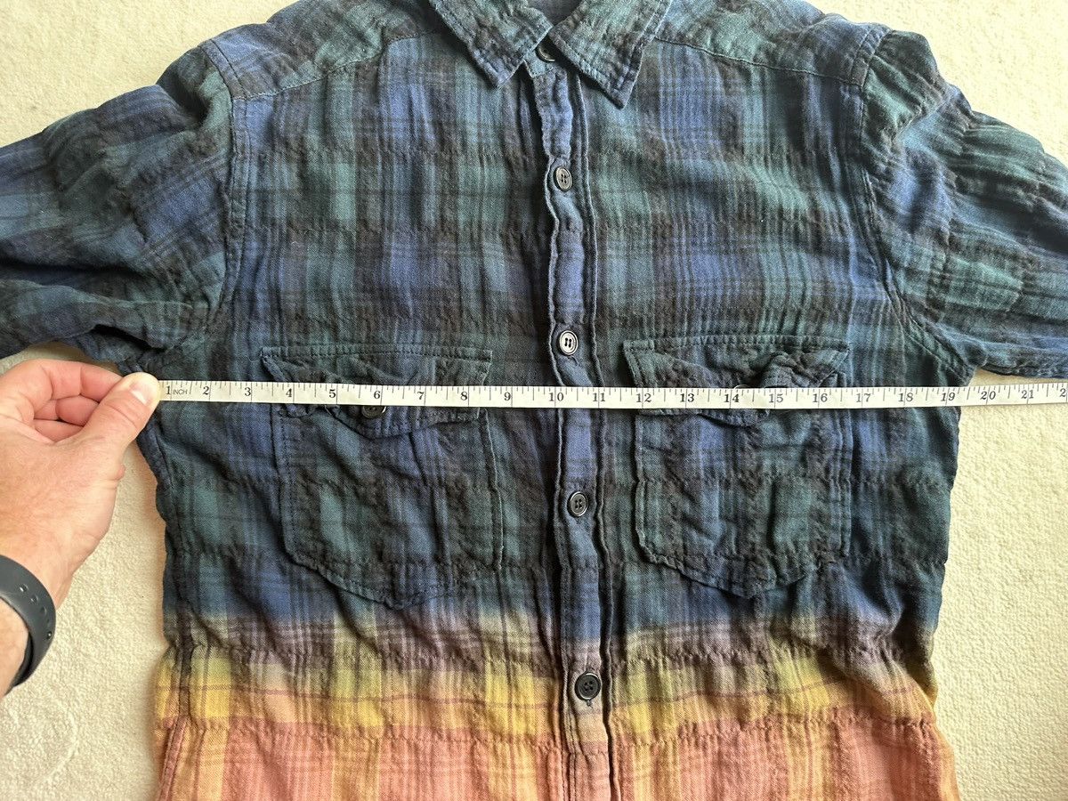 Saint Laurent Paris SS16 Saint Laurent surf sound bleached flannel 2 tone Hedi Size US XS / EU 42 / 0 - 8 Thumbnail