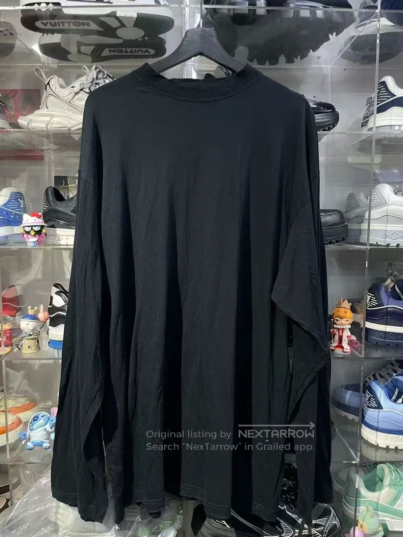 Balenciaga Black short-sleeved T-shirt