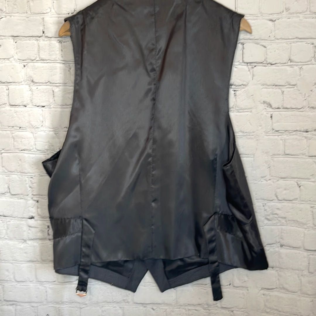 Liz Claiborne Liz Claiborne Vest Men XL Gray 100% Wool New with tags Mens Size US XL / EU 56 / 4 - 4 Thumbnail