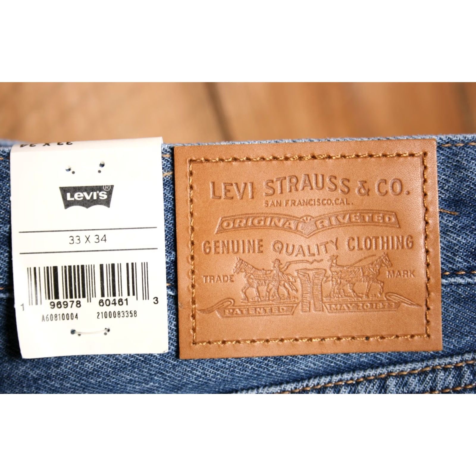 Levi's LEVI'S Premium Ribcage Wide Leg Jeans Women's 33x34 Blue Denim High Rise Super Wide-Legs 34.5 in Waist Womens Jeans Size 24" / US 00 / IT 34 - 6 Thumbnail