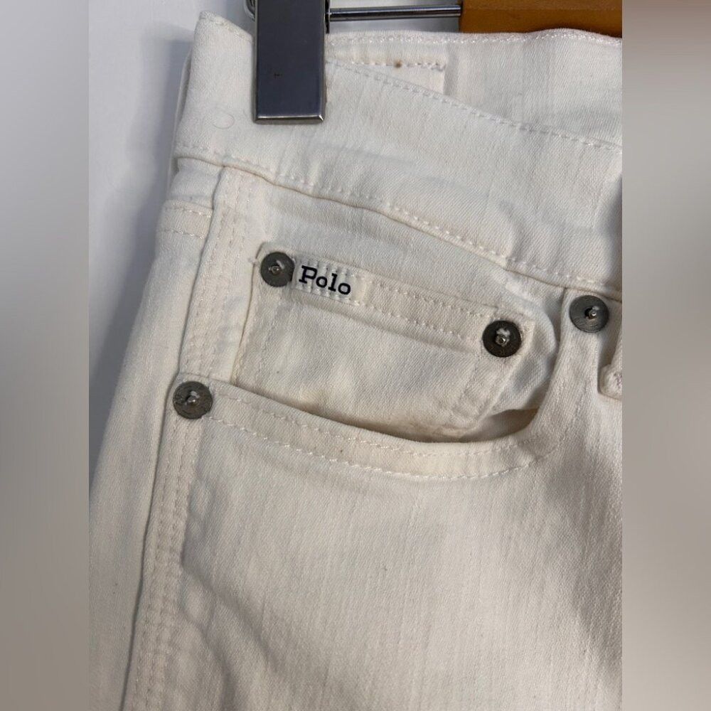 Ralph Lauren White Ralph Lauren Polo Skinny Jeans Size 28 Size 28" / US 6 / IT 42 - 2 Thumbnail