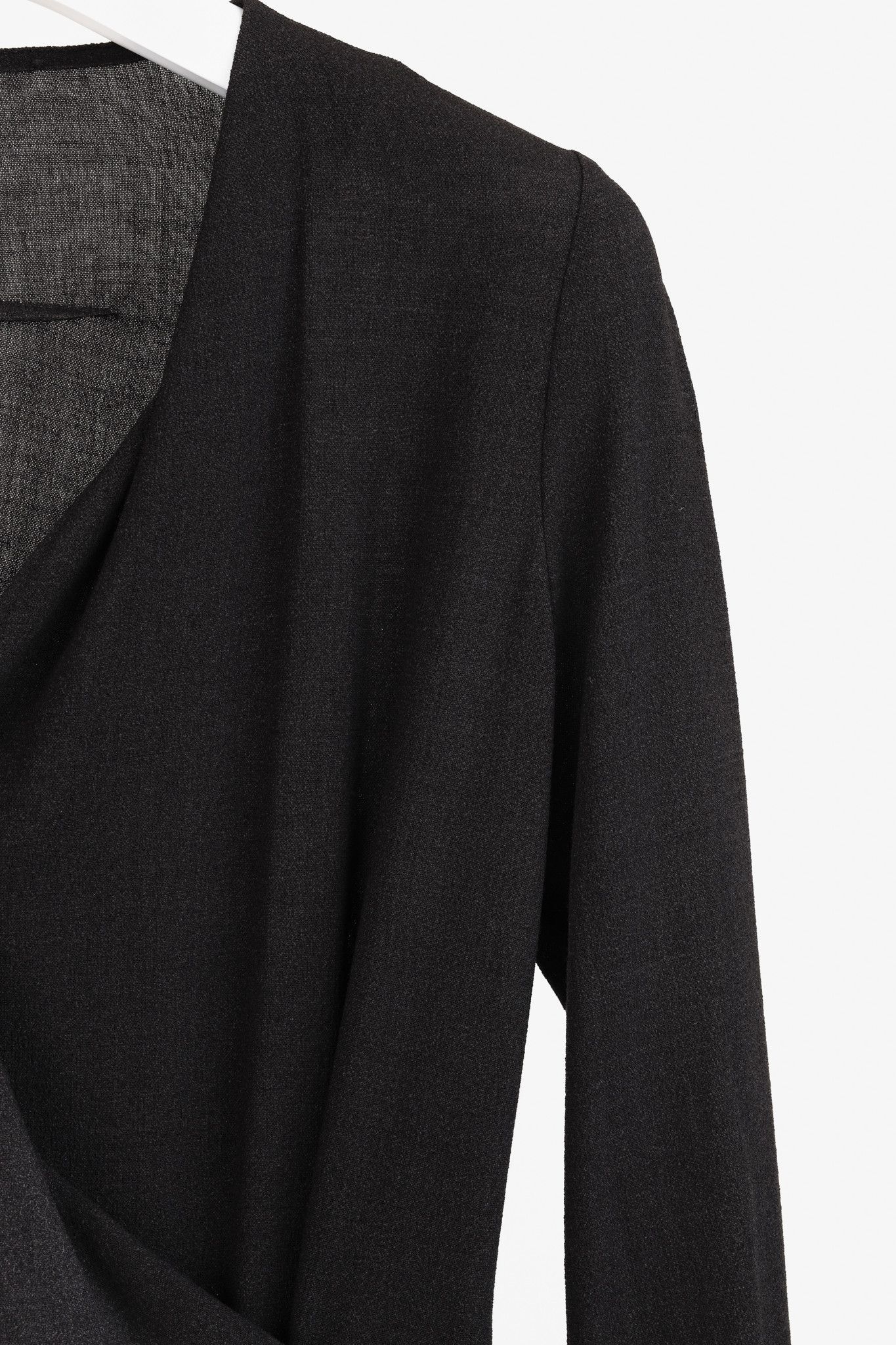 Givenchy Givenchy Black Faux Wrap Hip Buckle Dress Size M / US 6-8 / IT 42-44 - 5 Thumbnail