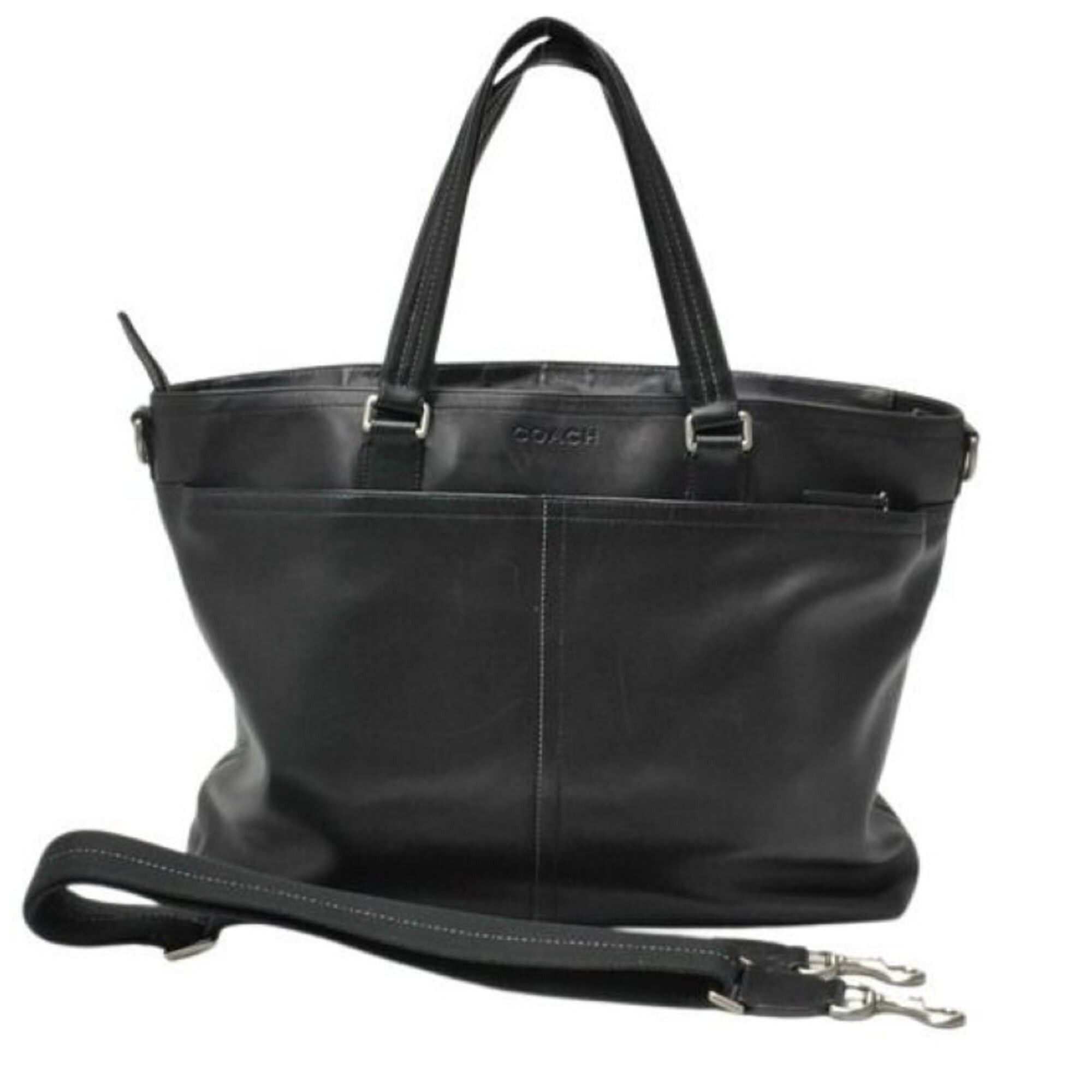 Coach COACH Lexington Tote Bag F70673 Black Leather Women's Handbag Shoulder Size ONE SIZE - 1 Thumbnail