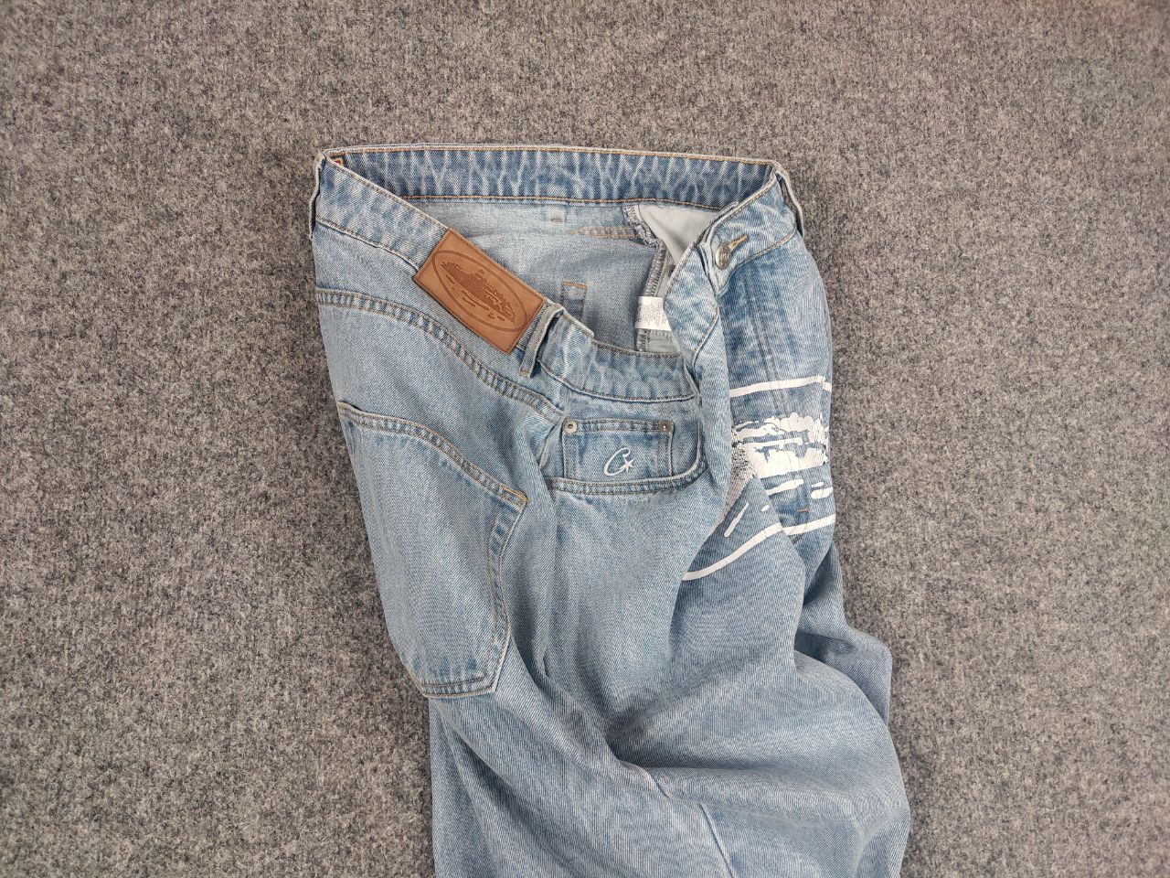 Corteiz Corteiz denim genes Alcatraz Baggy Blue Washed Jeans Size US 36 / EU 52 - 10 Thumbnail