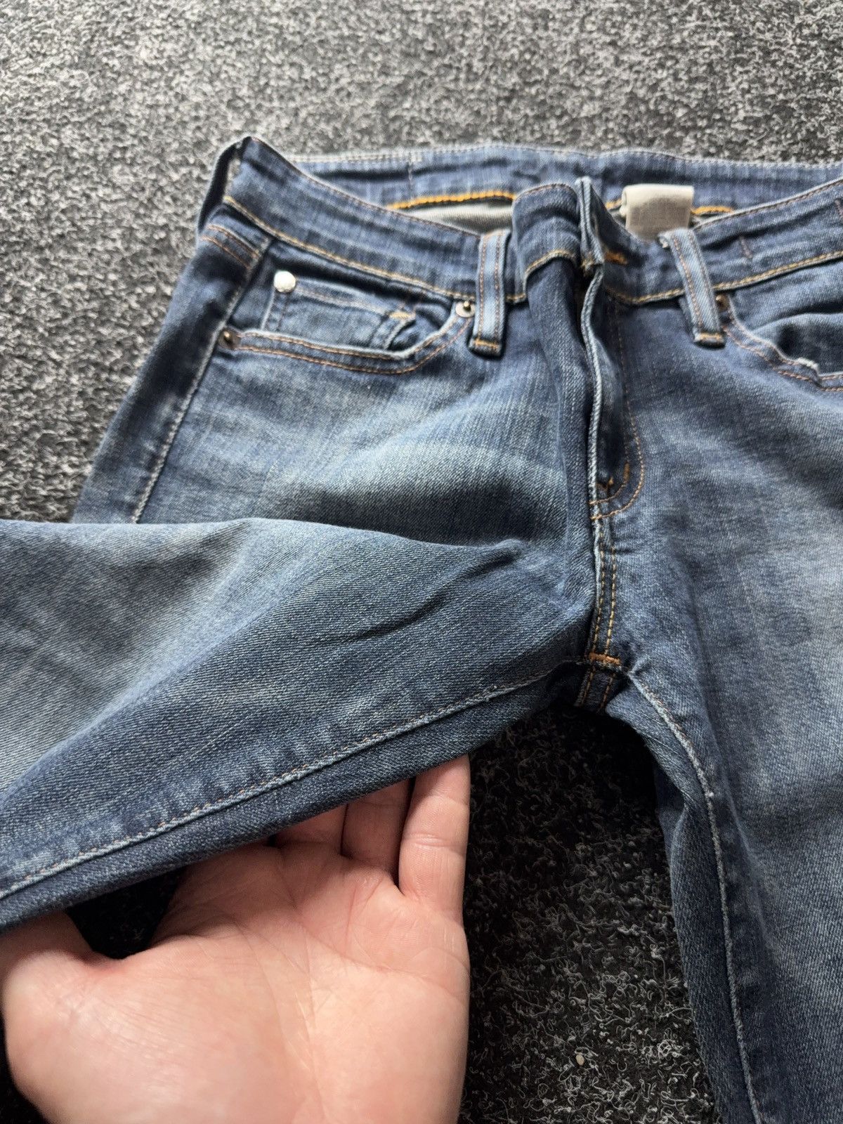Denim & Supply Ralph Lauren 00s Western Polo Ralph Lauren Supply Jeans Blue Denim Y2K Size 27" / US 4 / IT 40 - 12 Thumbnail