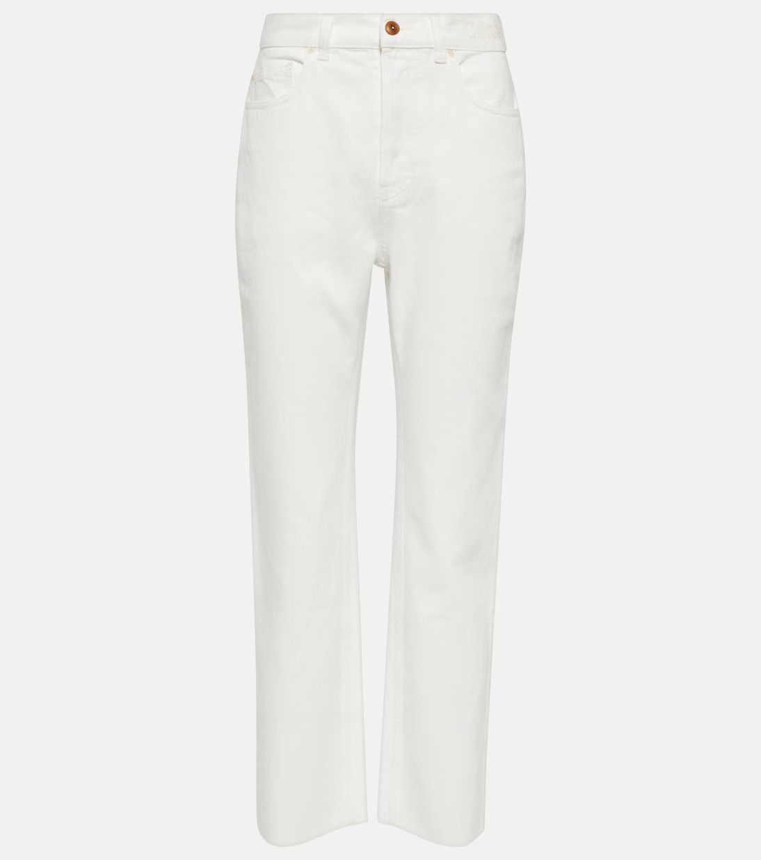 Chloe o1y0825 Bootcut Jeans in White Size 26" / US 2 / IT 38 - 1 Thumbnail